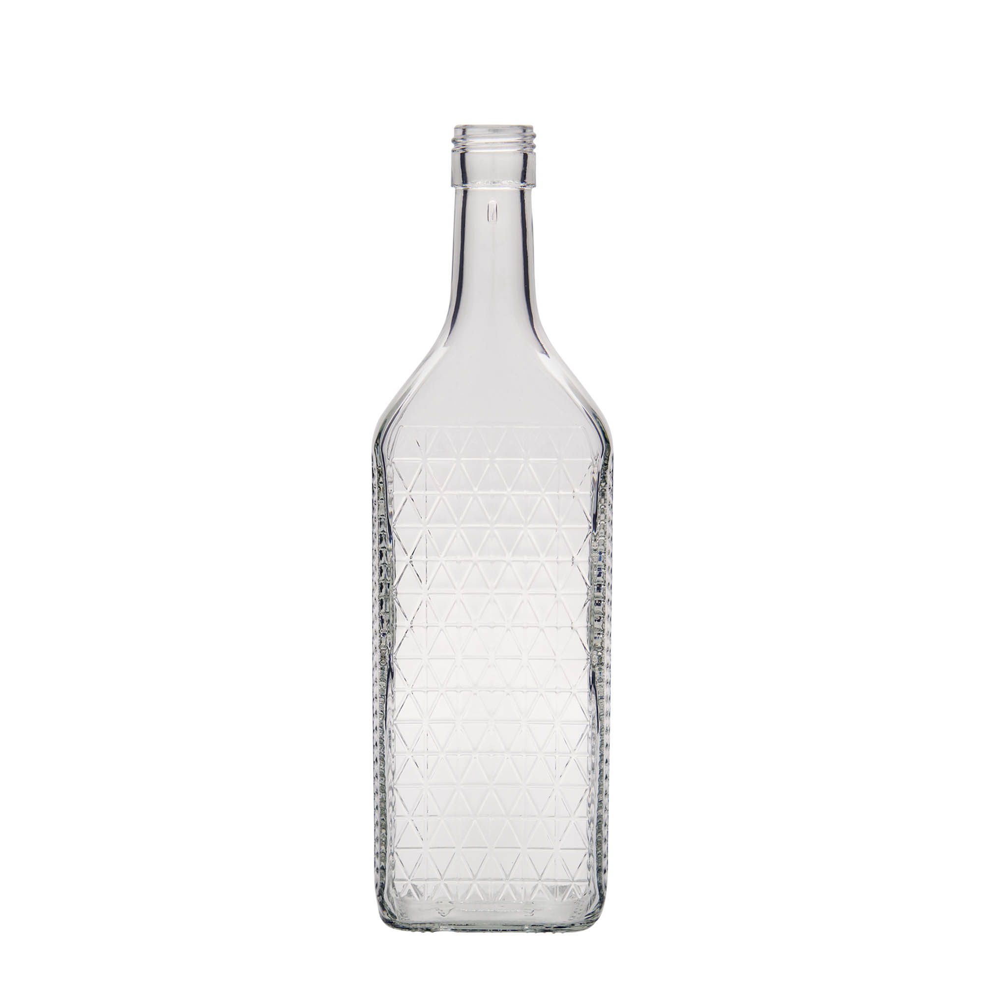 700 ml klaaspudel 'Caruso', ristkülikukujuline, suuava: PP 31,5 700 ml klaaspudel 'Caruso', ristkülikukujuline, suuava: PP 31,5