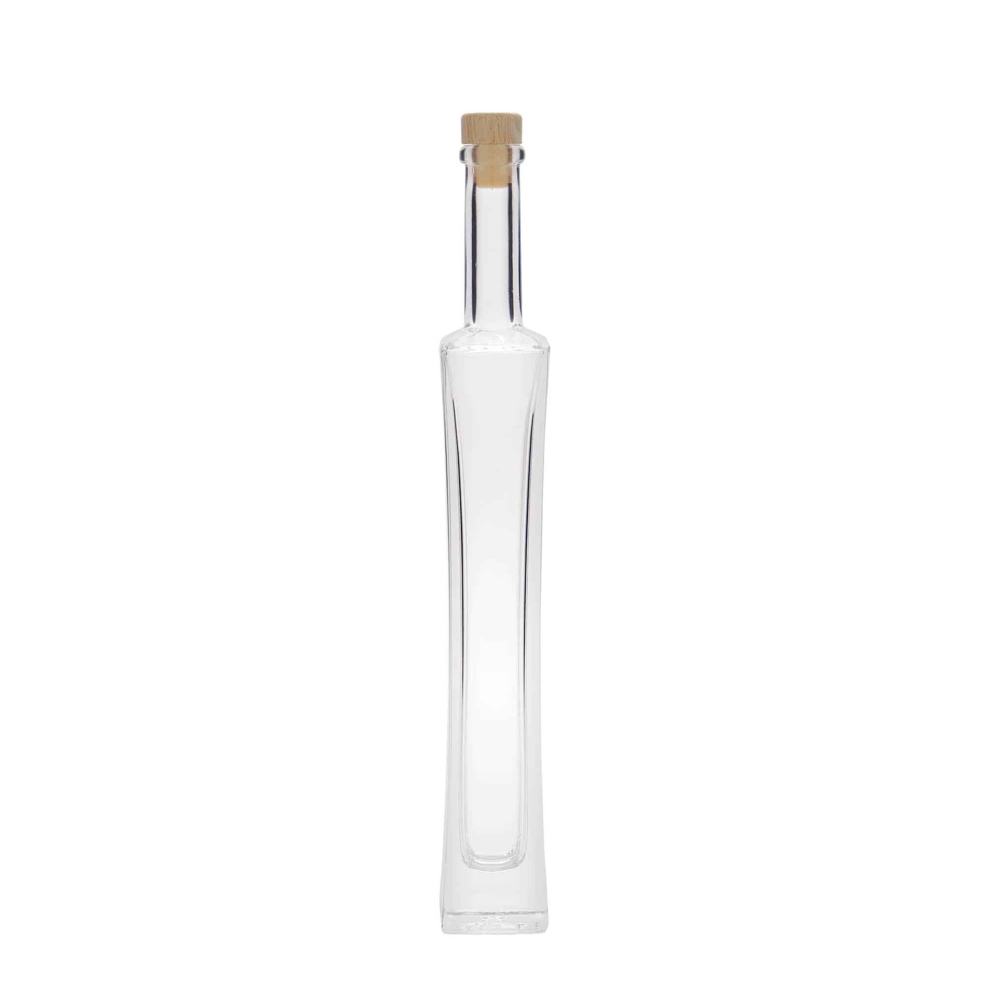100 ml klaaspudel 'Koko', ruudukujuline, sulgur: kork