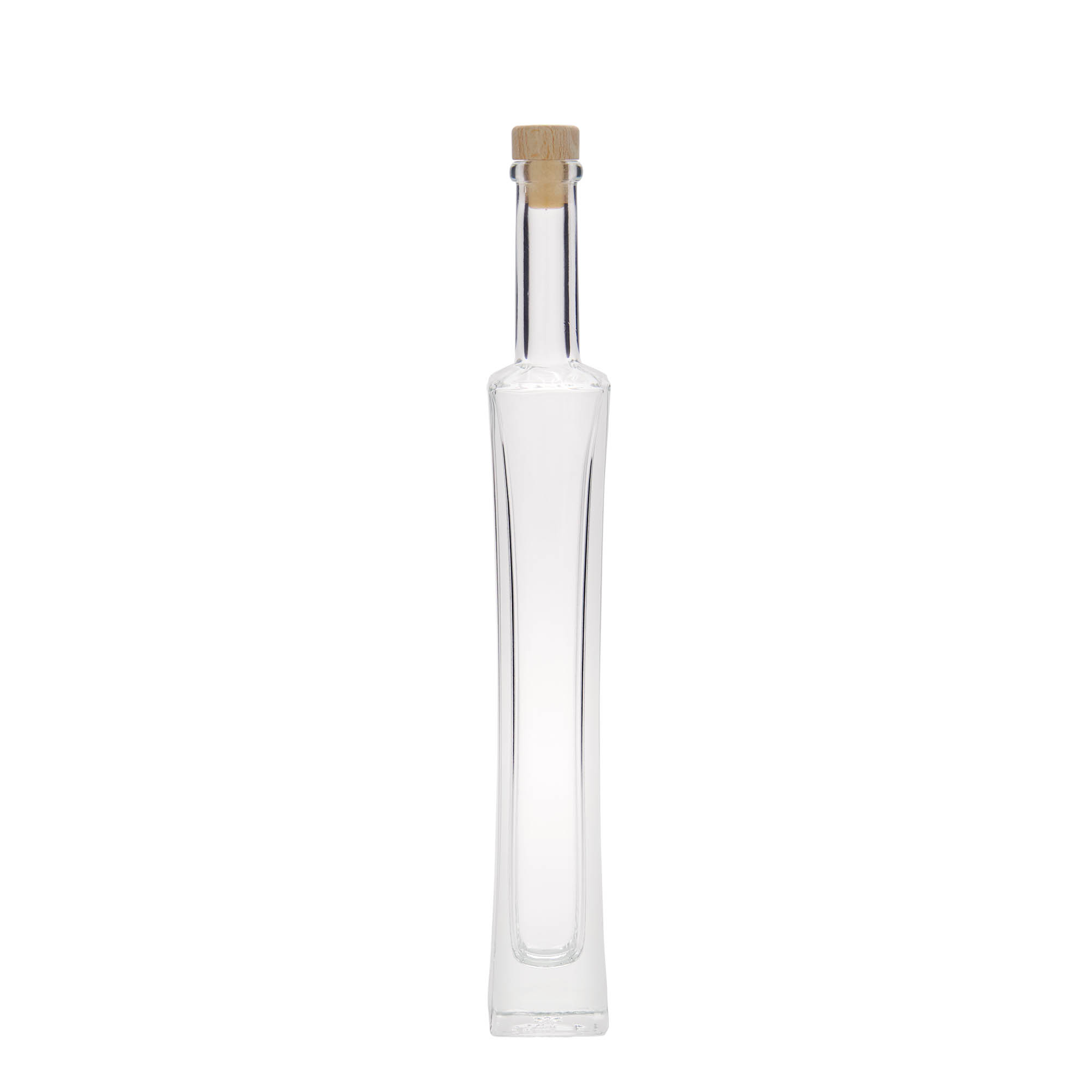 100 ml klaaspudel 'Koko', ruudukujuline, suuava: kork