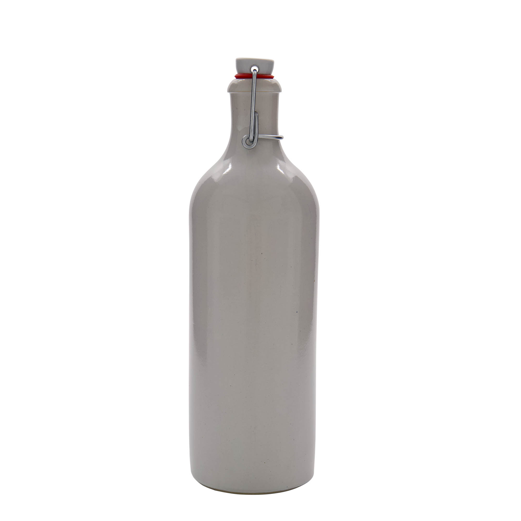 750 ml savipott, keraamiline, valge, suue: klambriga sulgur