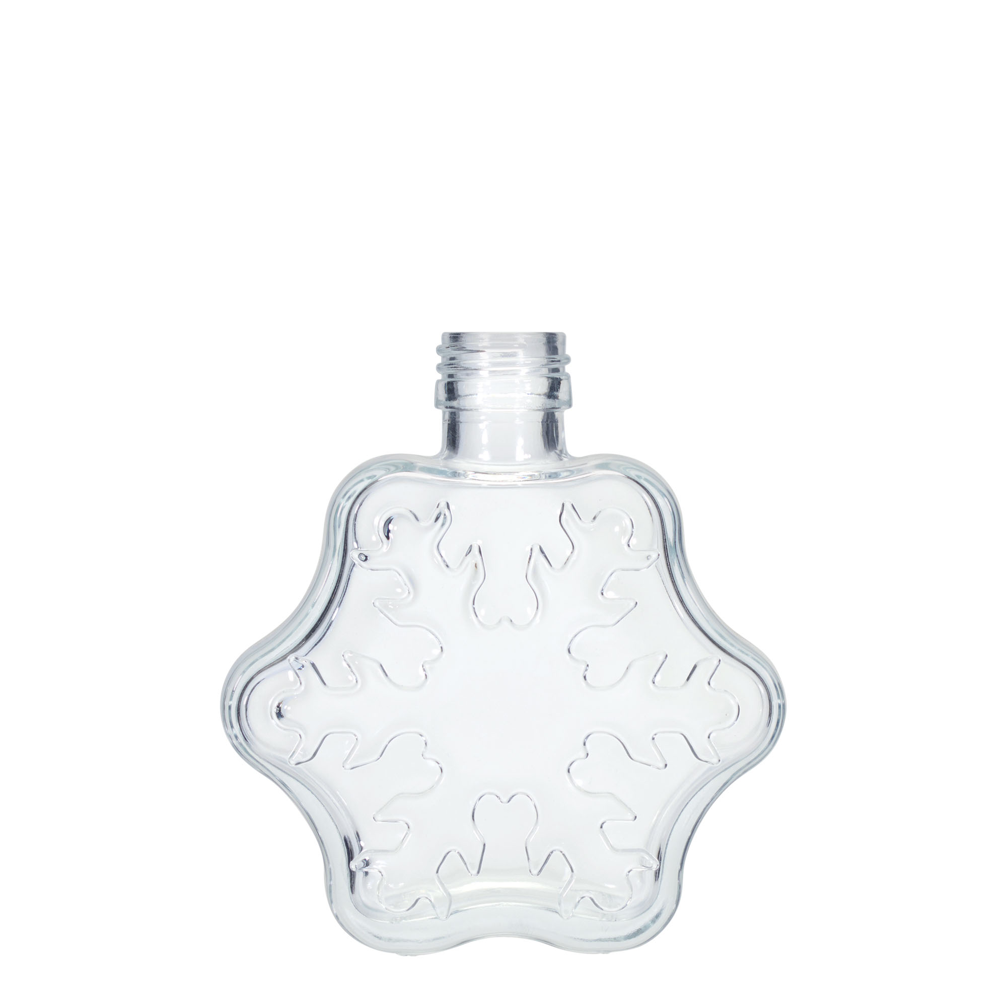 200 ml klaaspudel 'Lumekristall', suuava: PP 28 200 ml klaaspudel 'Lumekristall', suuava: PP 28