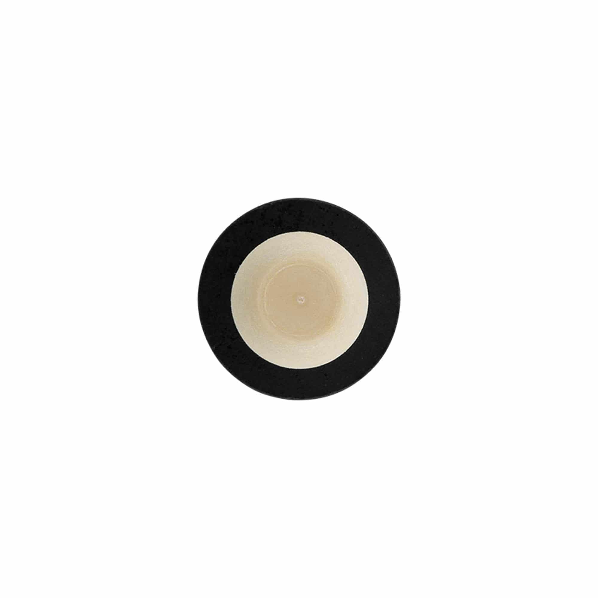 Käepideme kork 19 mm, puit/plastik, must, suuava jaoks: kork