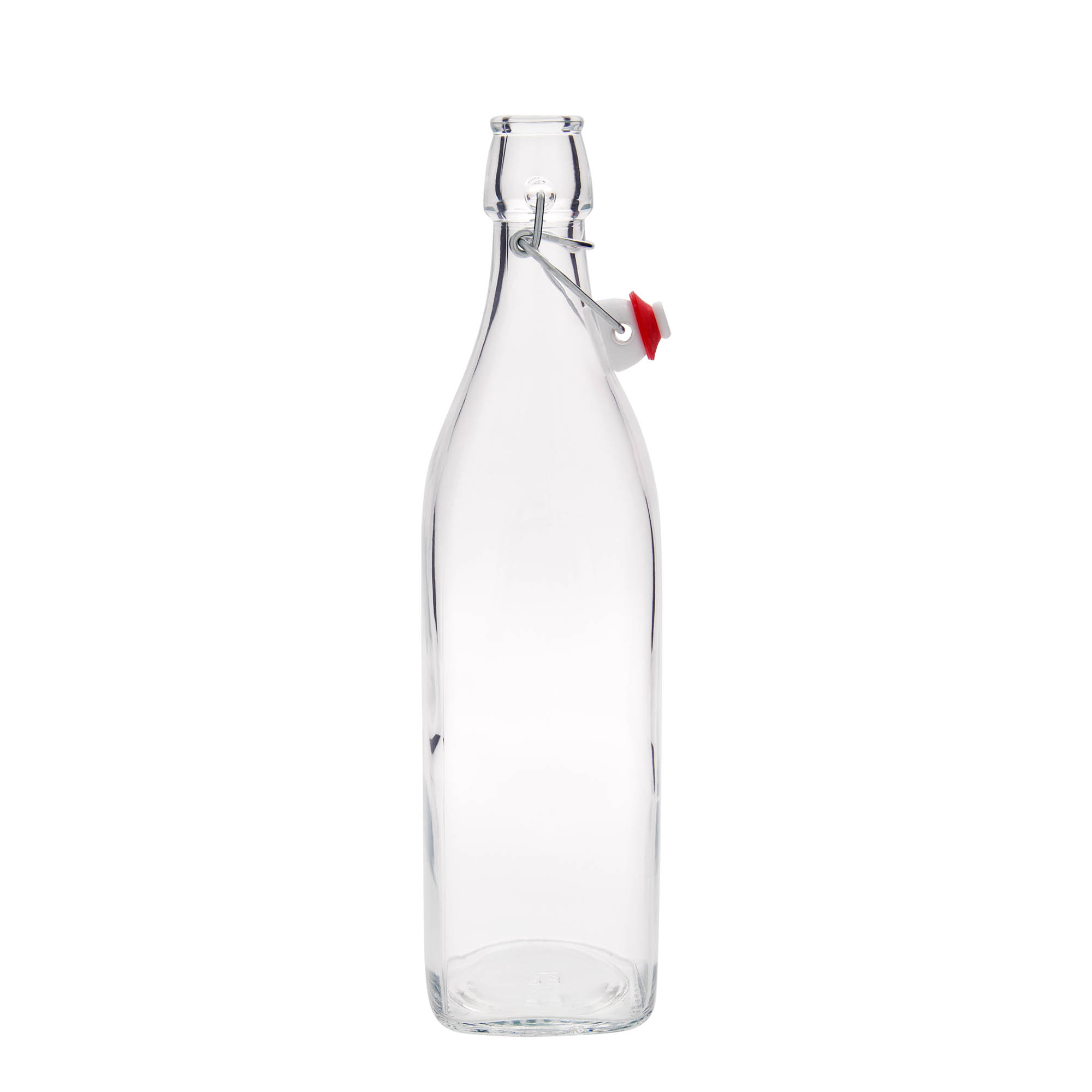 1.000 ml klaaspudel „Swing, ruudukujuline, avale: sanglukork