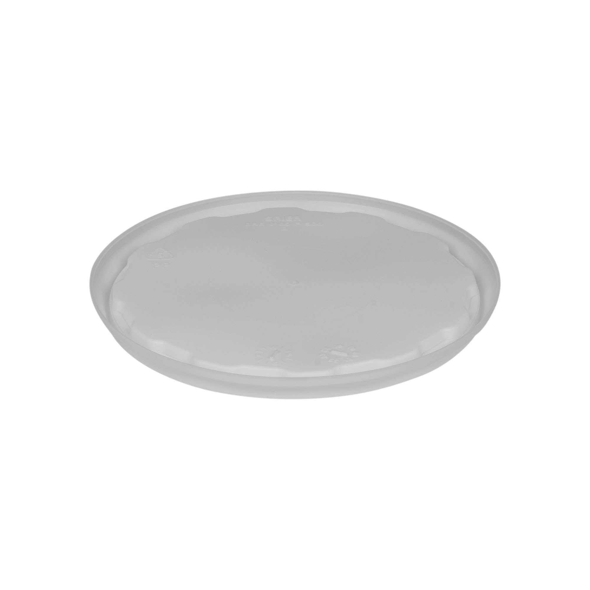Kaane 1 l ämbrile, PP-plast, valge