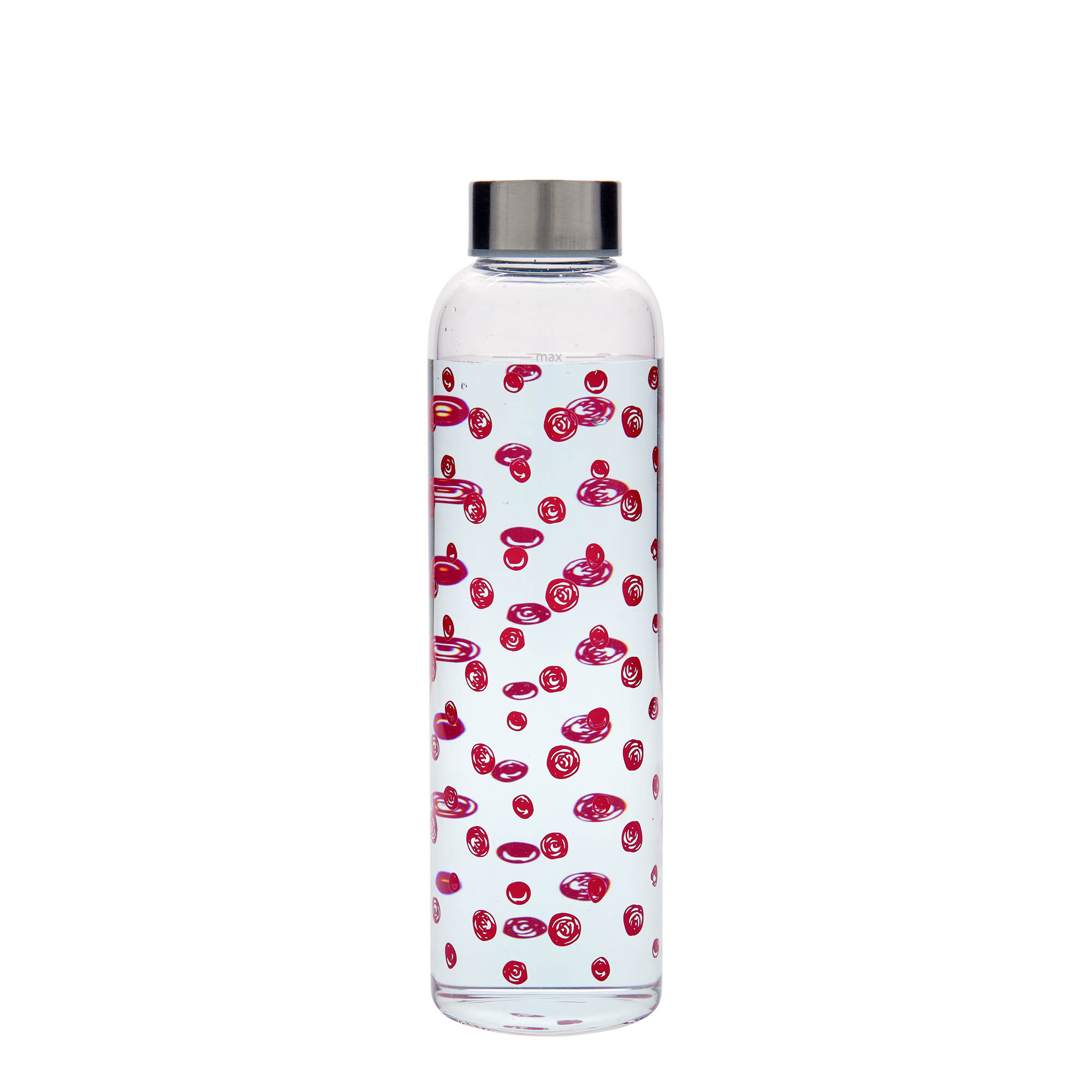 500 ml joogipudel 'Perseus - Punased täpid', suuosa: kruvikork