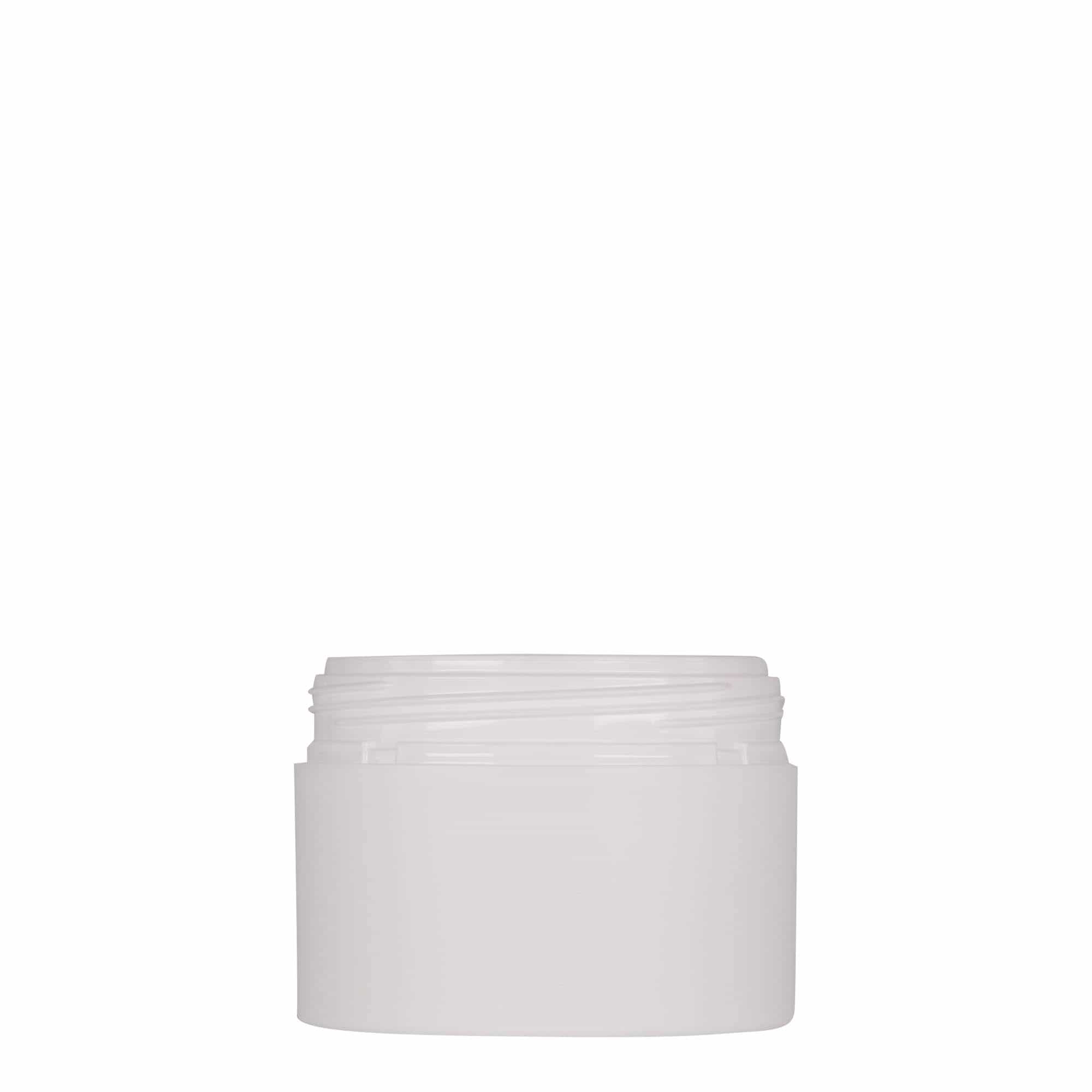 100 ml plasttoos 'Antonella', PP, valge, sulgur: keeratav kaas