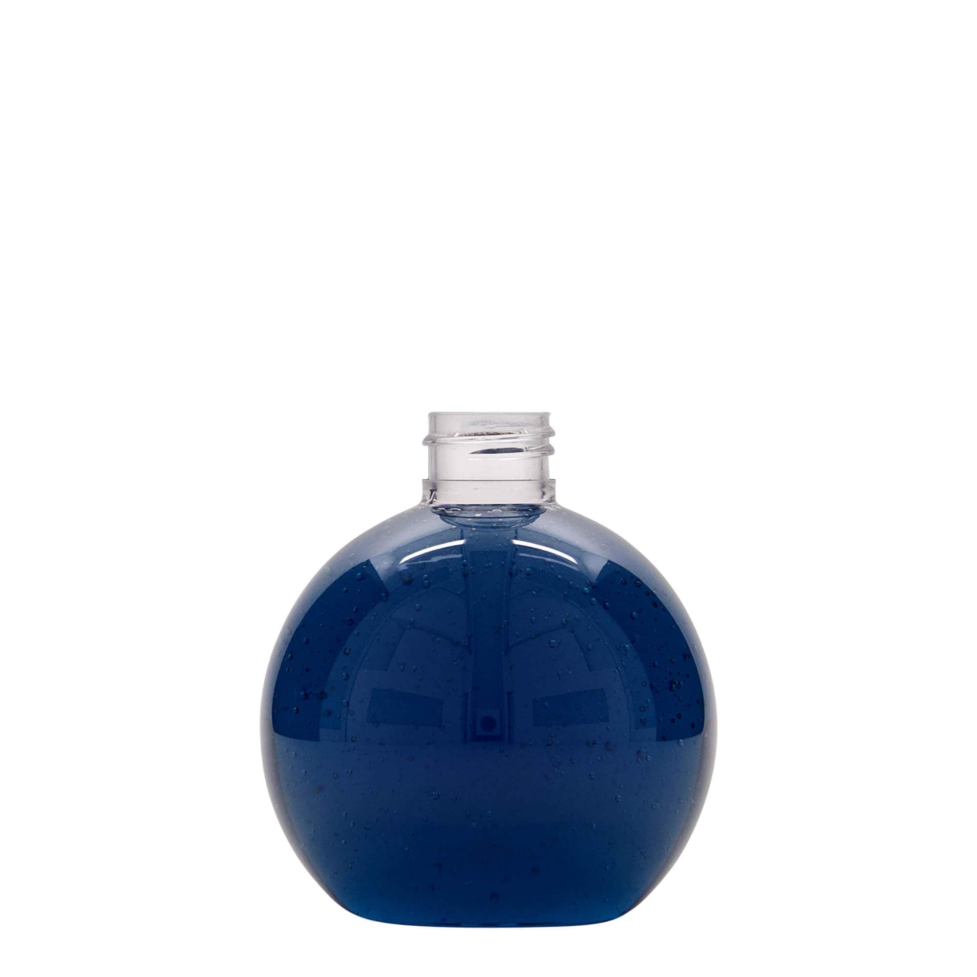 250 ml PET-pudel 'Perry', ümmargune, plastik, suuava: 24/410