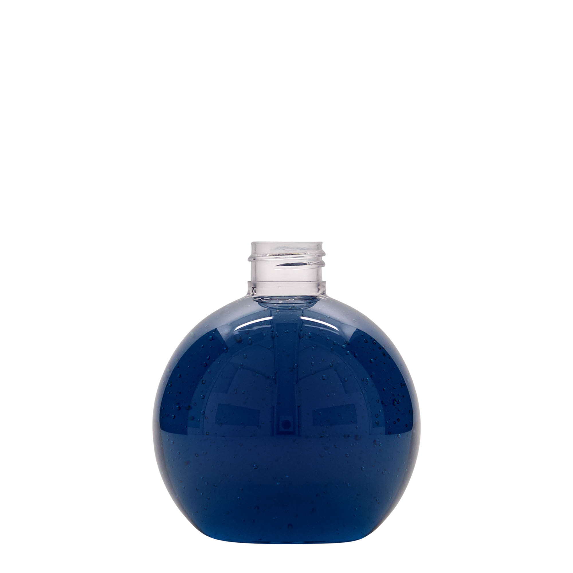 250 ml PET-pudel „Perry“, ümmargune, plastik, avale: 24/410
