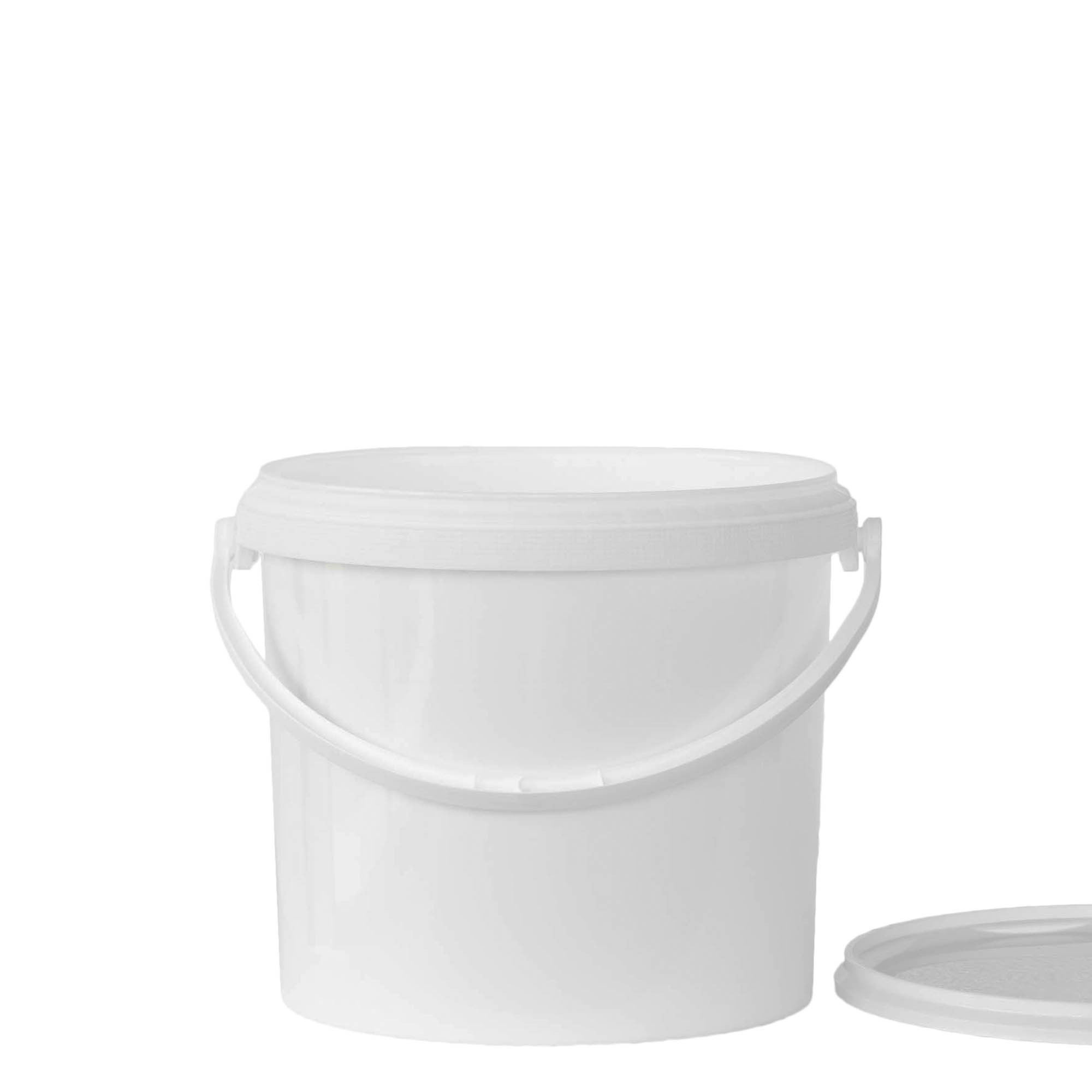 5 l ämber, PP-plast, valge 5 l ämber, PP-plast, valge