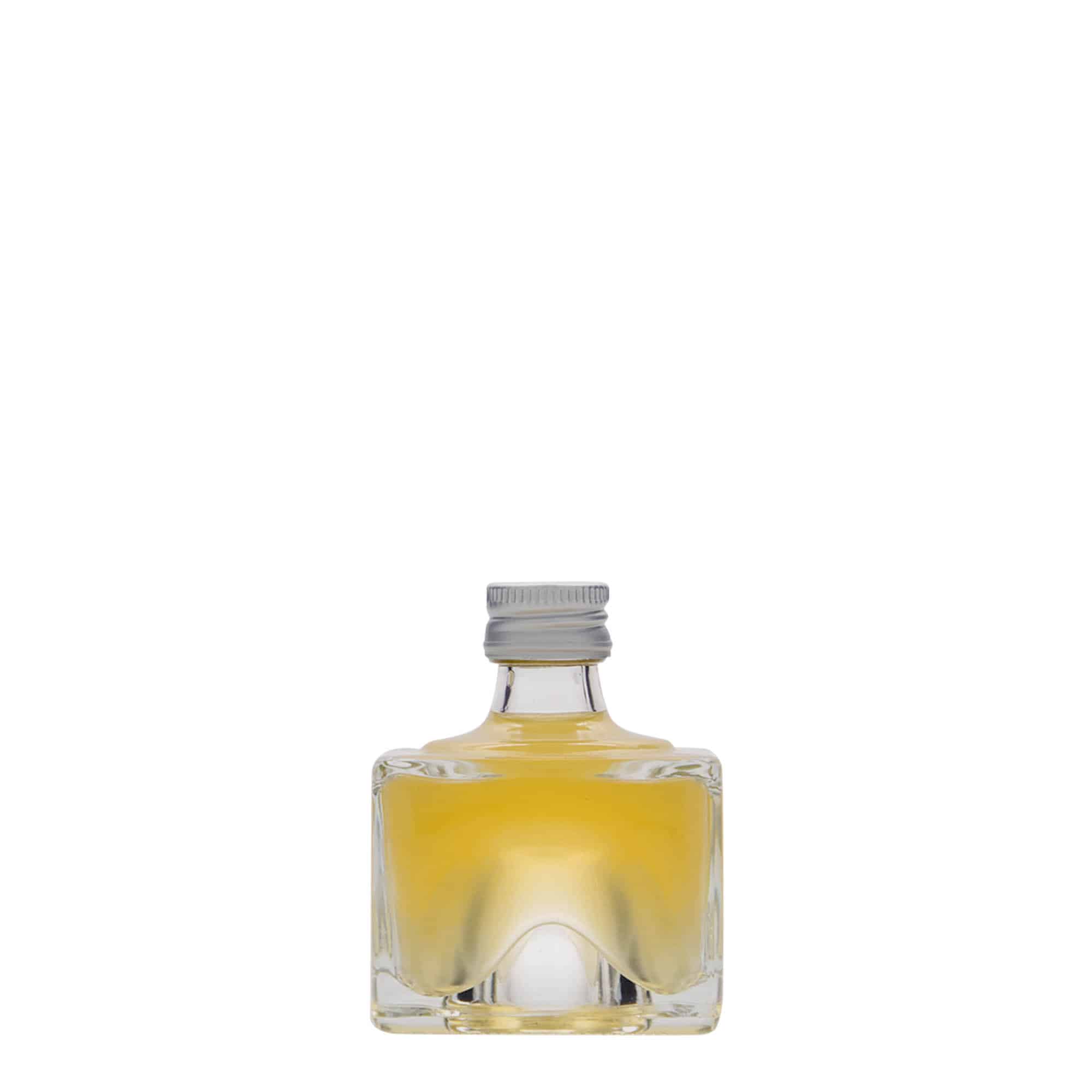 40 ml klaaspudel 'Cocolores', ruudukujuline, sulgur: PP 18