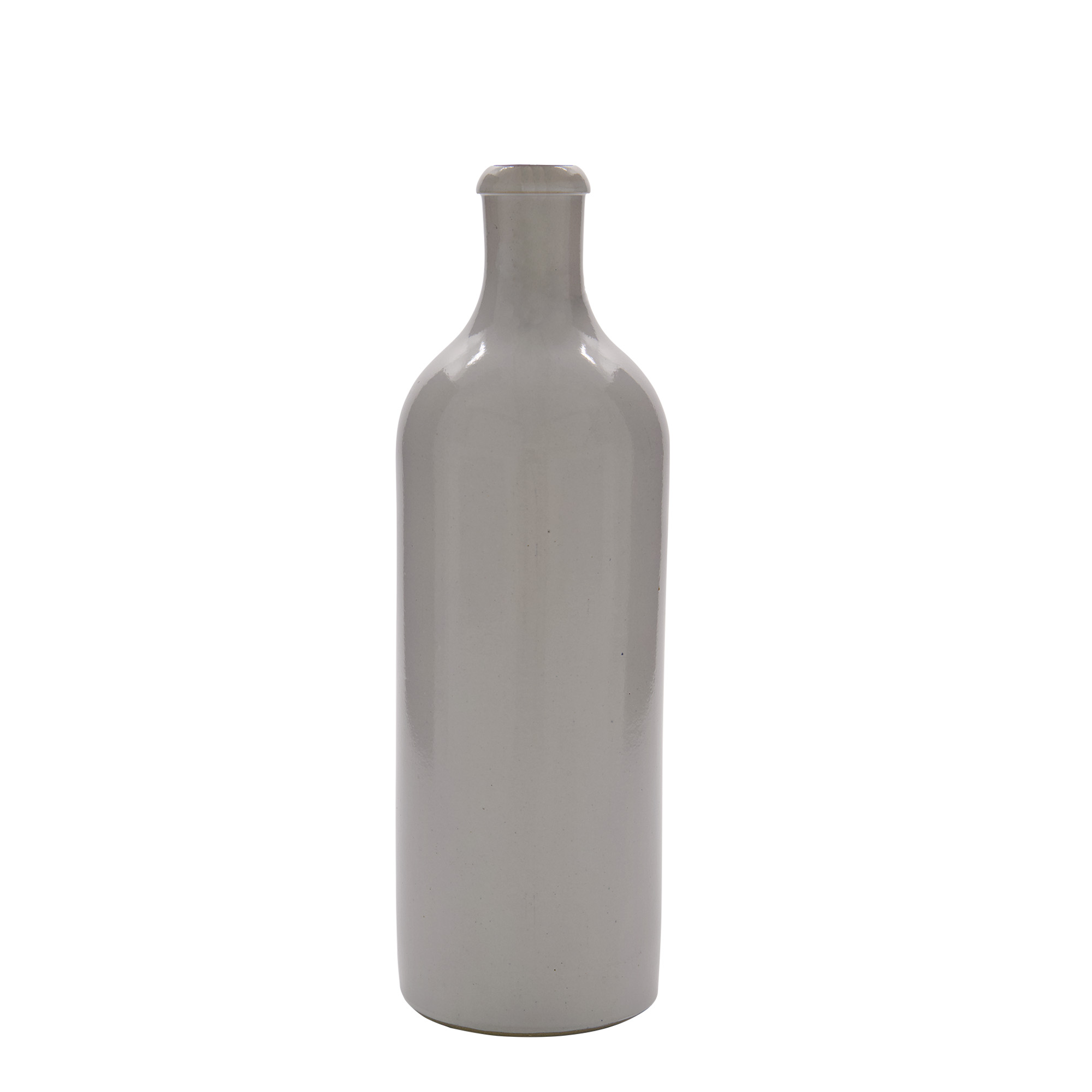 750 ml savipott, keraamiline, valge, avale: klambriga sulgur