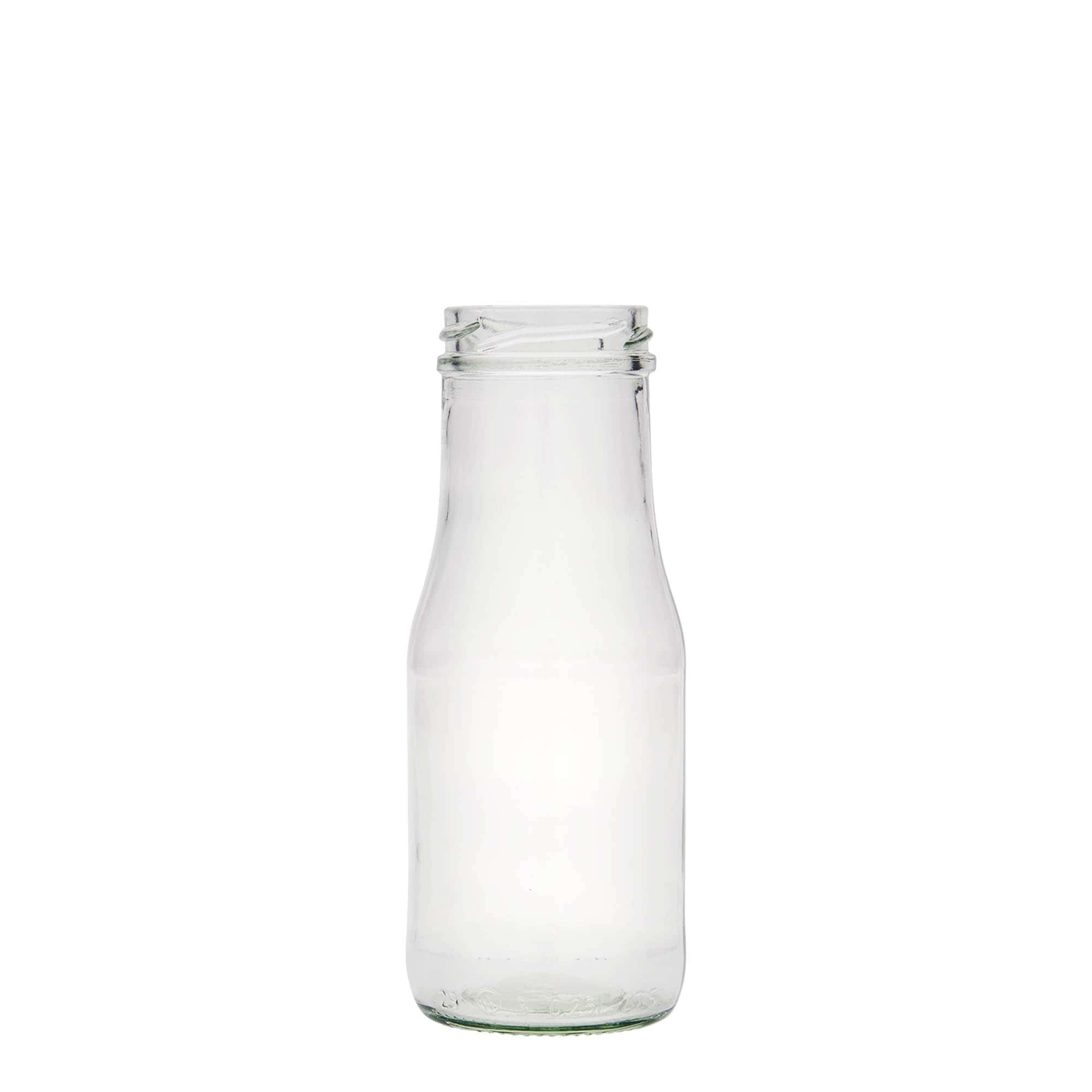 250 ml klaaspudel Susann, ava: keeratav kork (TO 48)