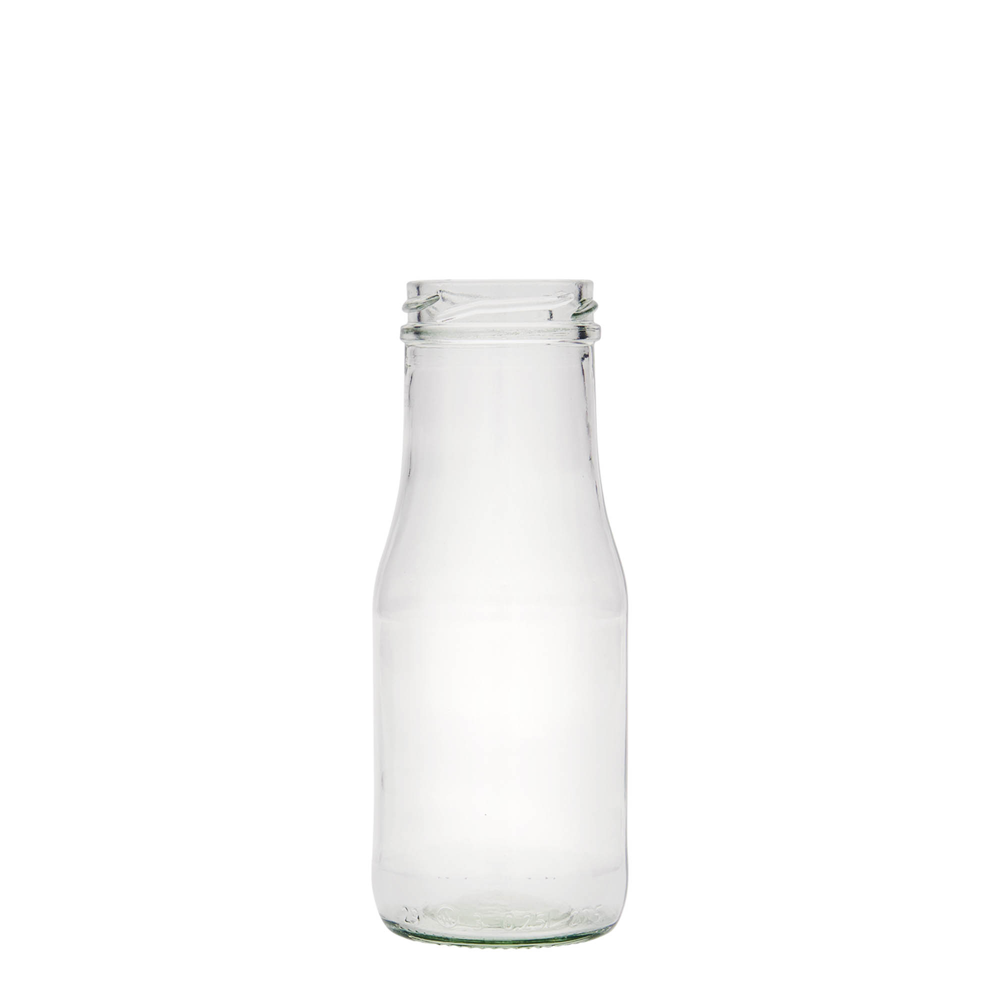 250 ml klaaspudel Susann, avale: keeratav kork (TO 48)