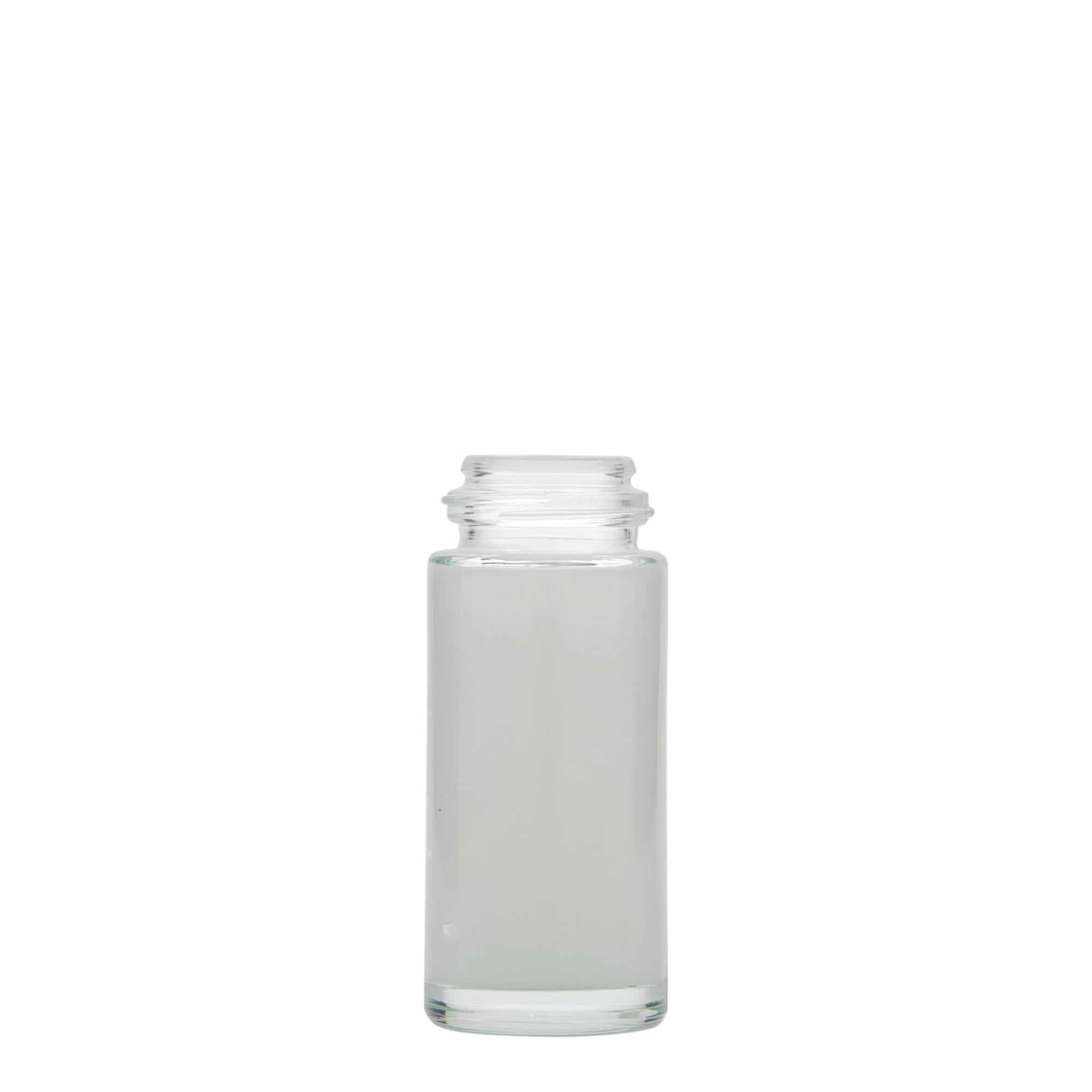 50 ml rullpudel, klaas, suu: keeratava korgiga
