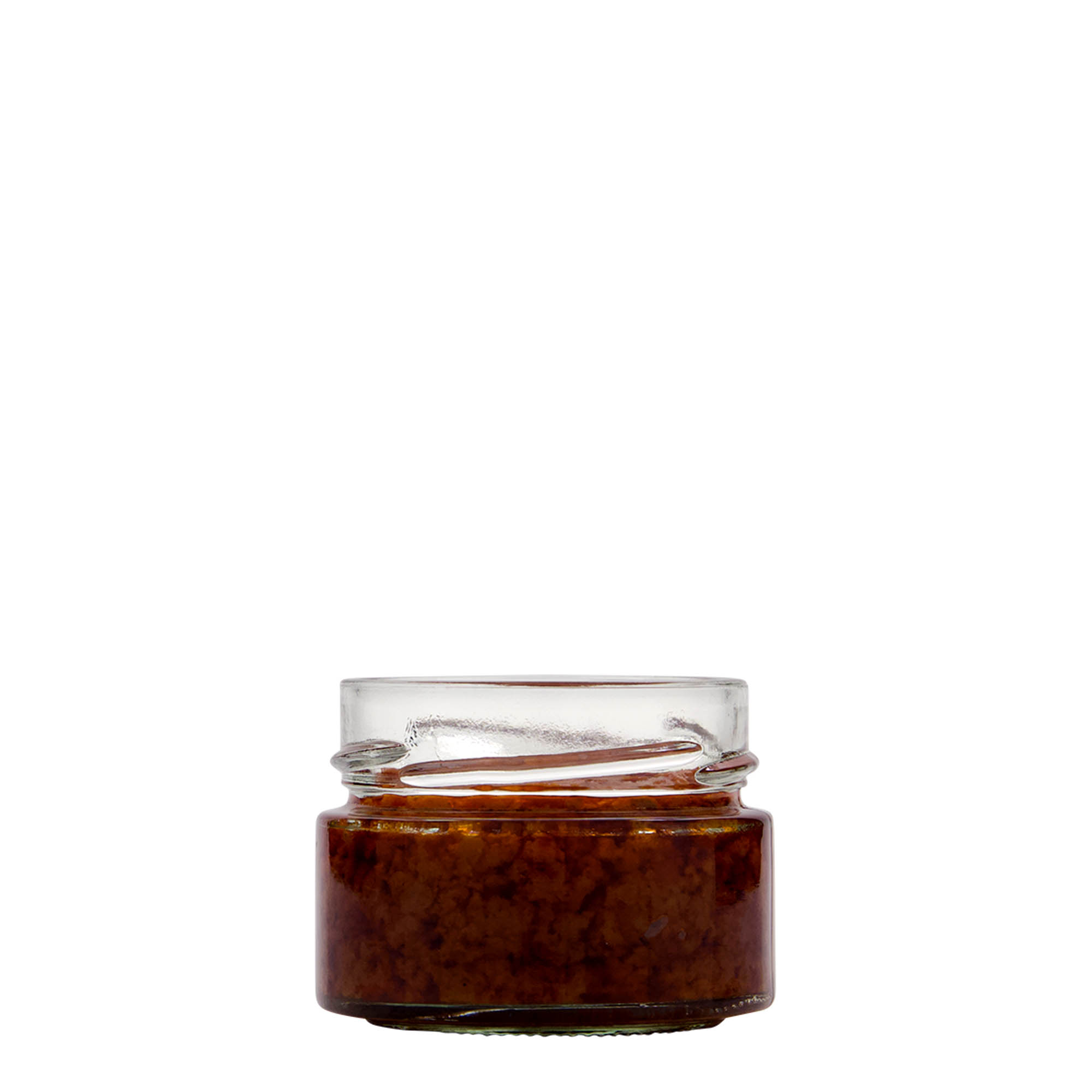 130 ml ümmargune klaas 'Aurora', ava: sügav keermega (DTO 66)