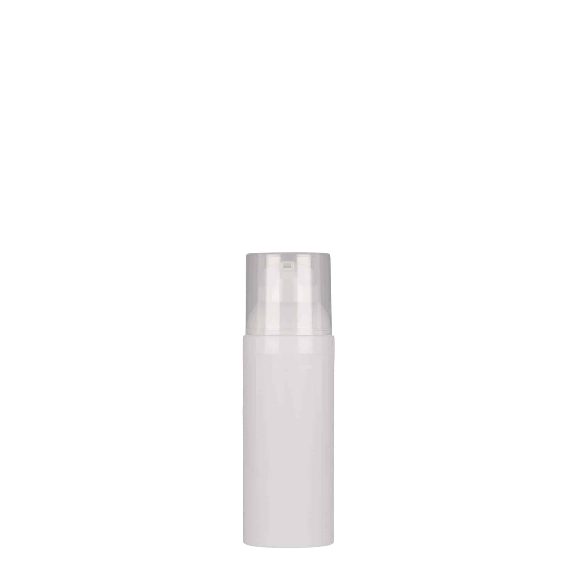 50 ml õhutusvaba dosaator 'Mezzo', PP-plast, valge