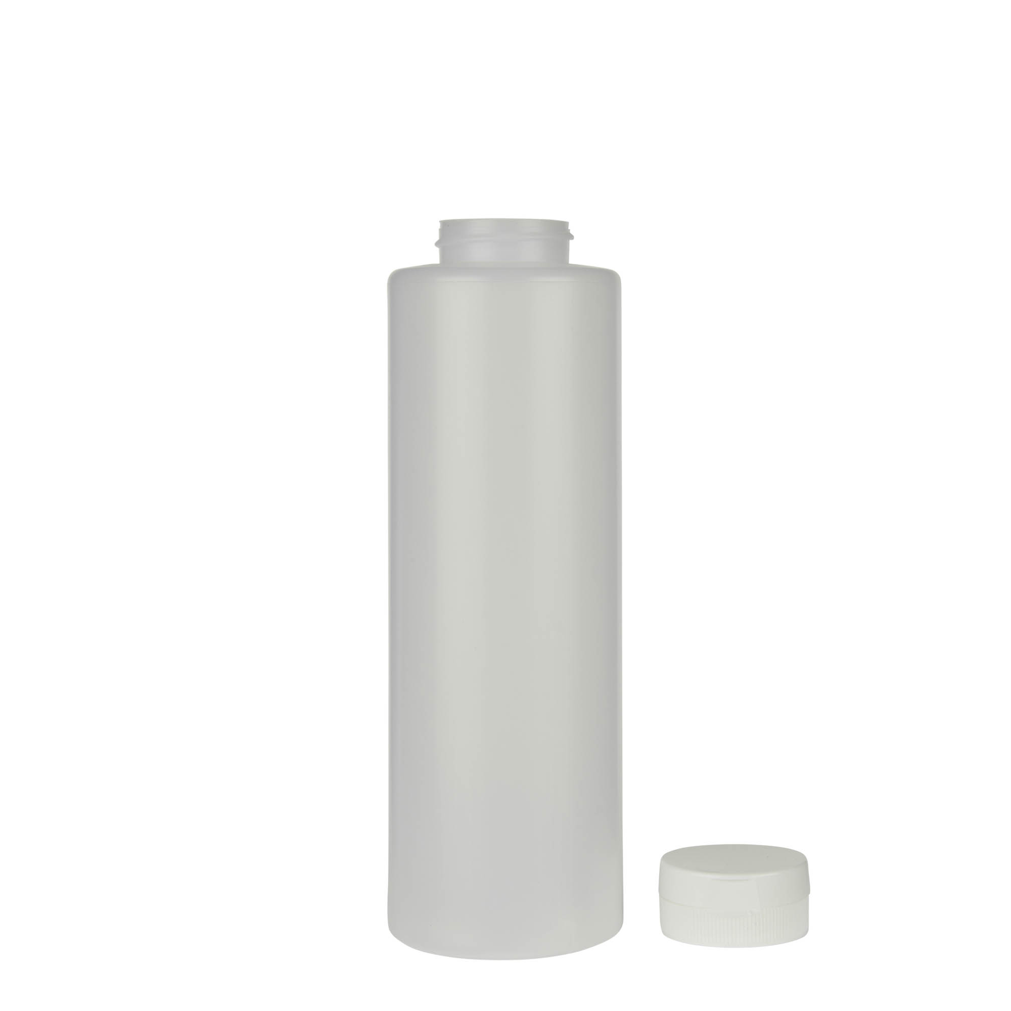 500 ml kastmepudel, LDPE-plast, naturaalne, avale: 38/400