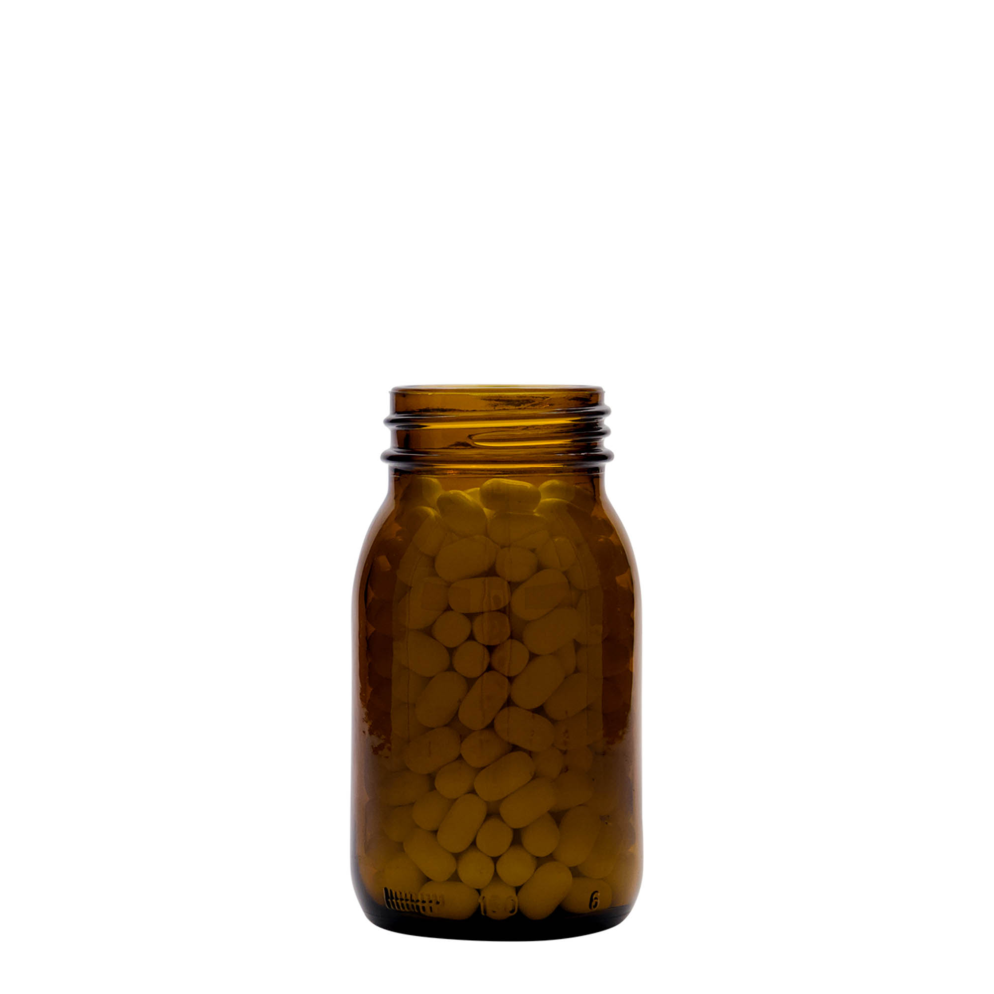 150 ml laiakaelne klaas, pruun, ava: DIN 45 150 ml laiakaelne klaas, pruun, ava: DIN 45