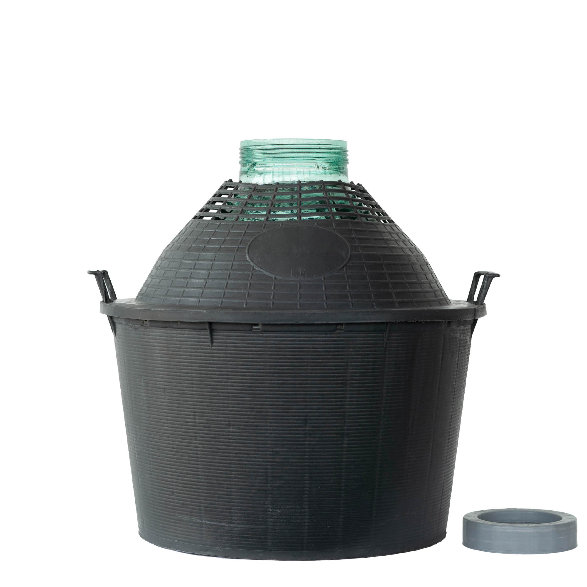 34 l pallonpudel lai kaelaga, klaas, suu: keeratava korgiga