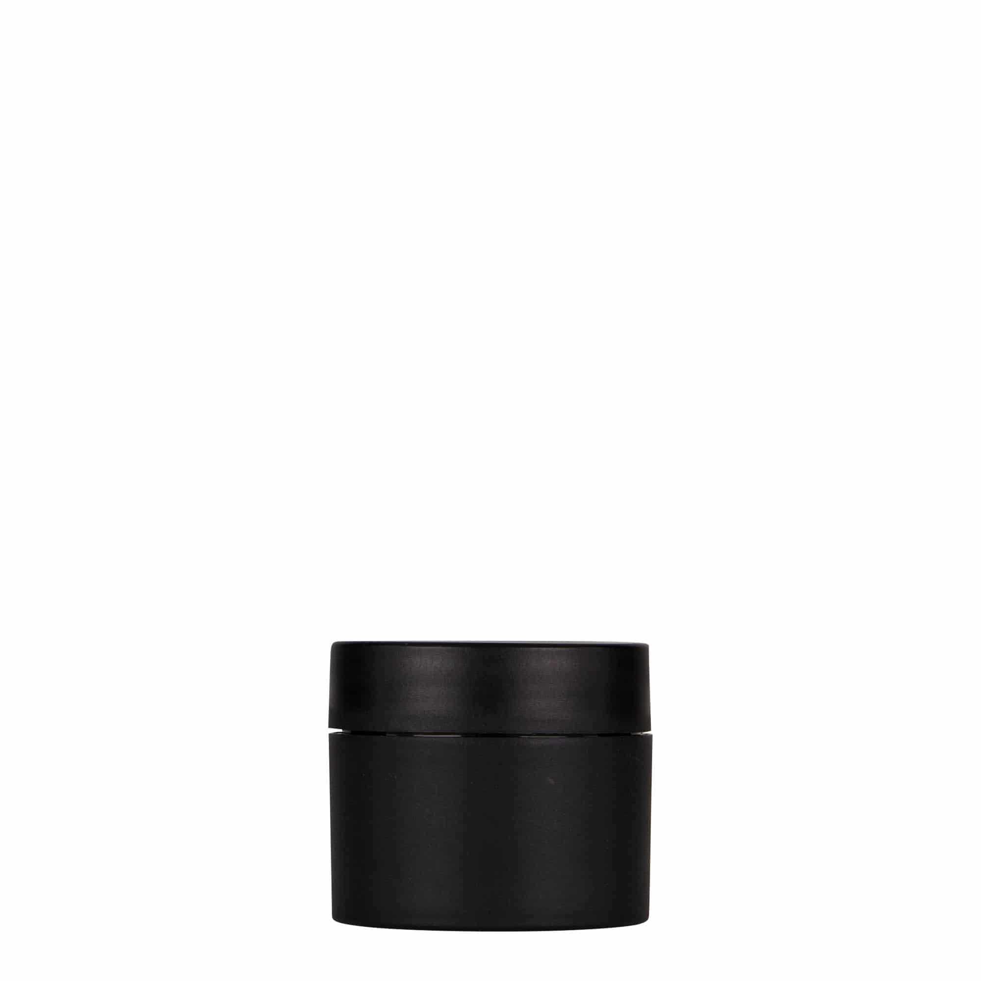30 ml plasttoos 'Antonella', PP, must, sulgur: keeratav kaas