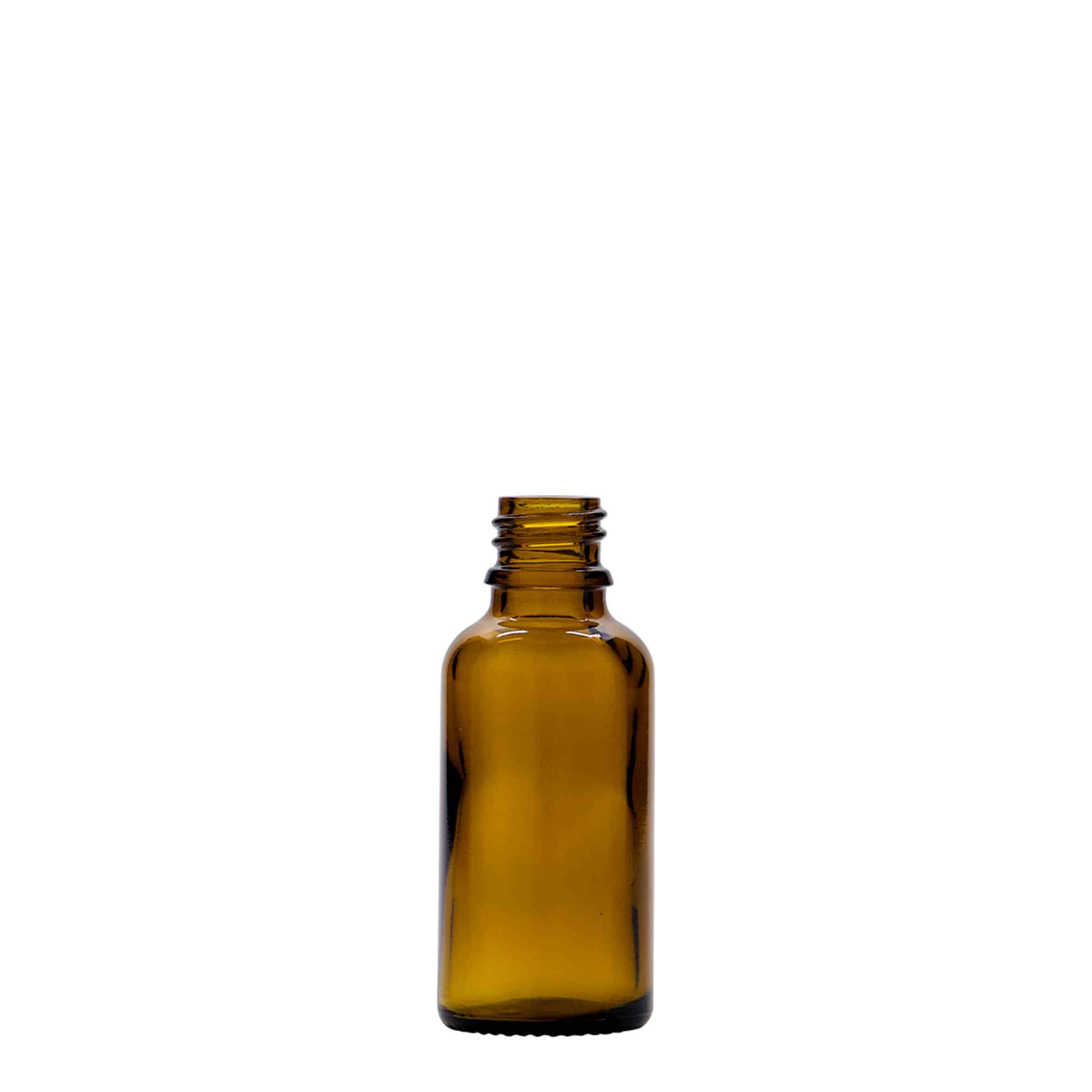 30 ml rohupudel, klaas, pruun, sulgur: DIN 18 30 ml rohupudel, klaas, pruun, sulgur: DIN 18