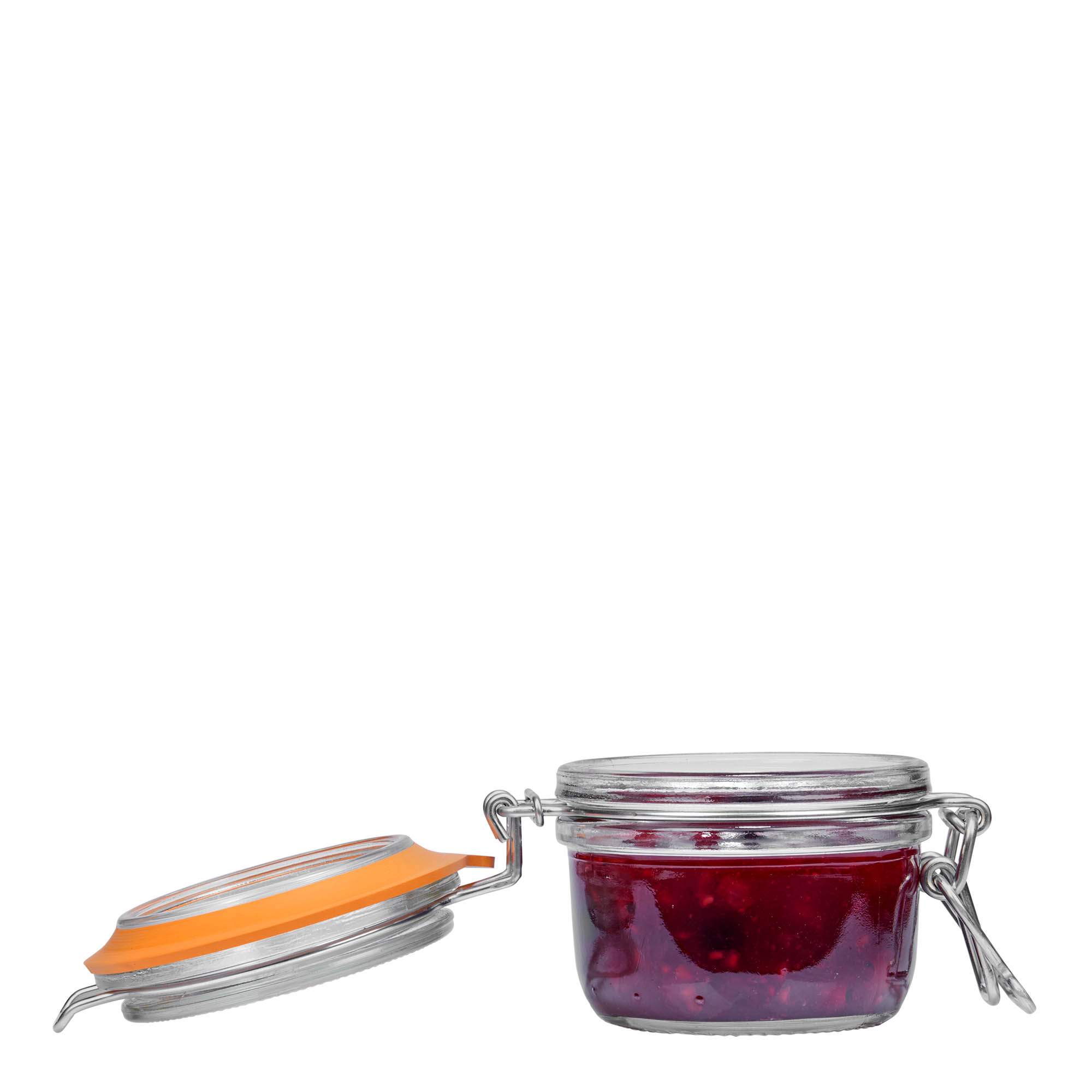 125 ml traadist klambriga klaaspurk 'Le Parfait Super Terrine', suuava: traadist klambrikinnitus 125 ml traadist klambriga klaaspurk 'Le Parfait Super Terrine', suuava: traadist klambrikinnitus