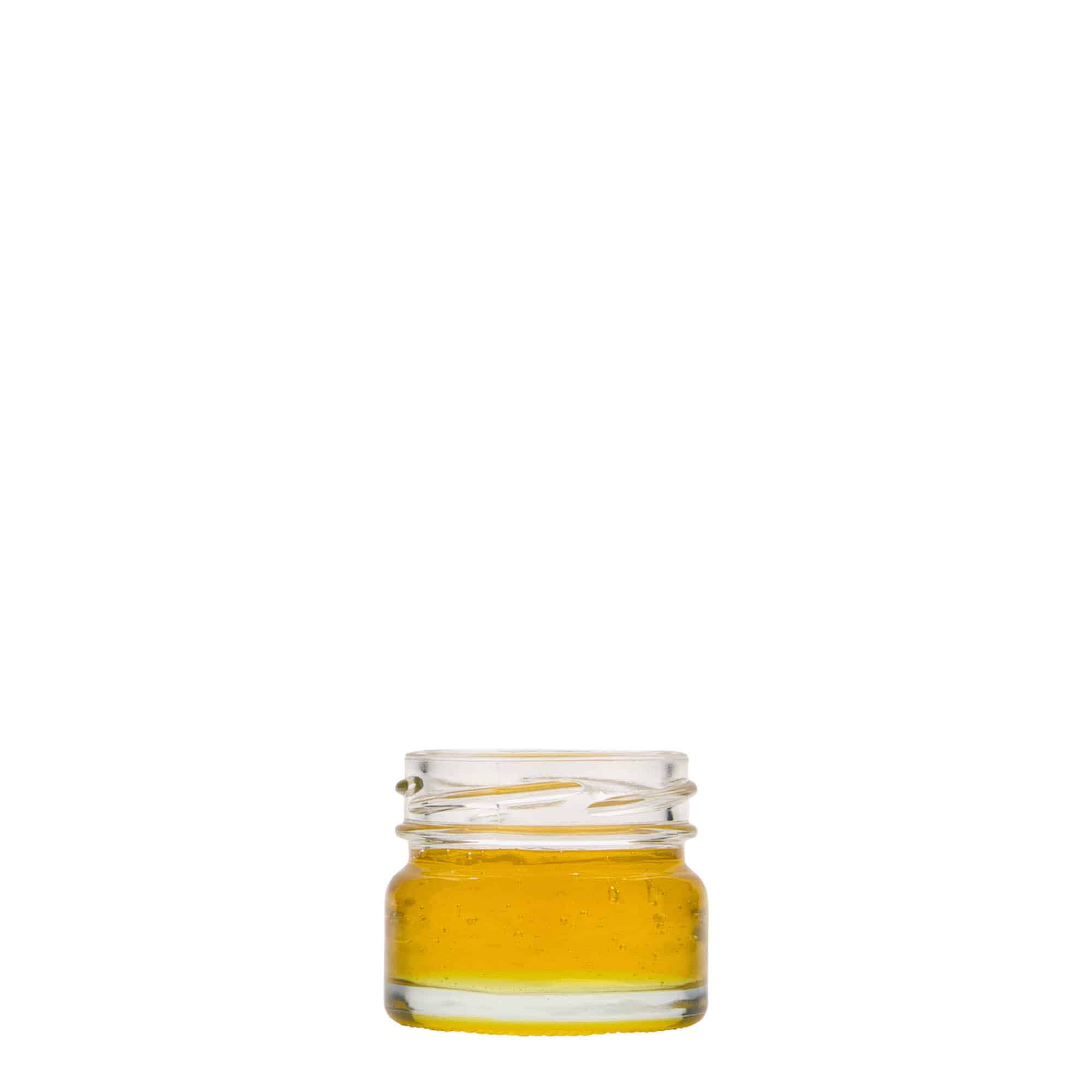 30 ml lame ümar klaaspurk, suuava: Twist-Off (TO 43)