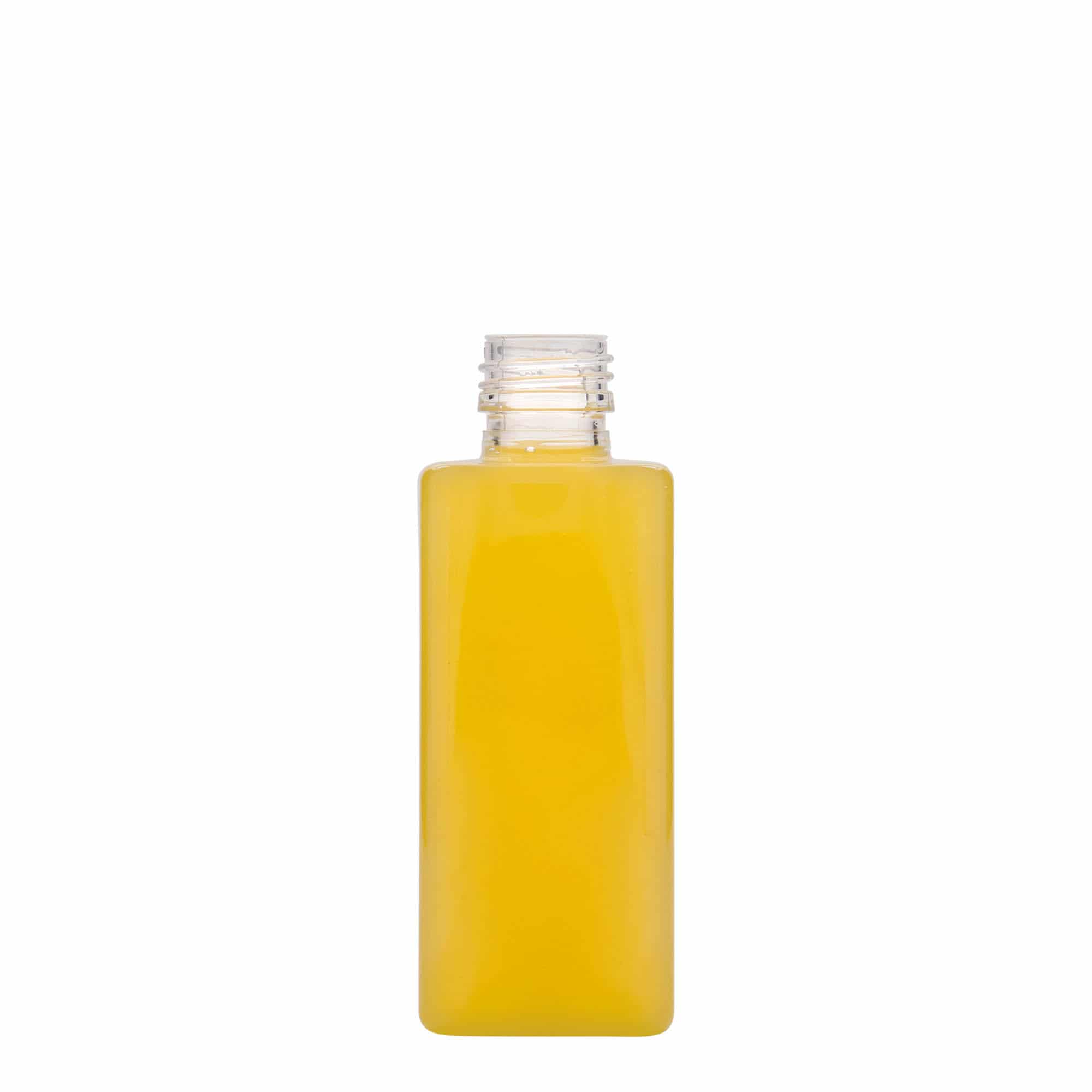 250 ml PET-pudel 'Karl', ruudukujuline, plast, sulgur: PP 28