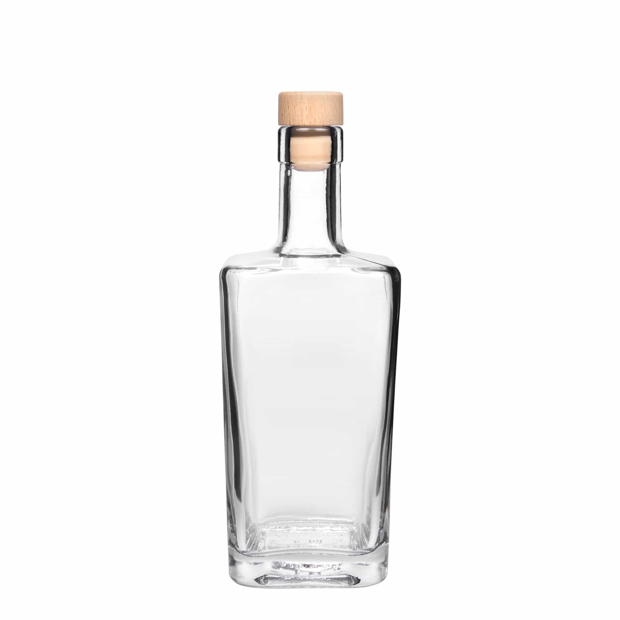 500 ml klaaspudel 'Noel', ruudukujuline, ava: kork