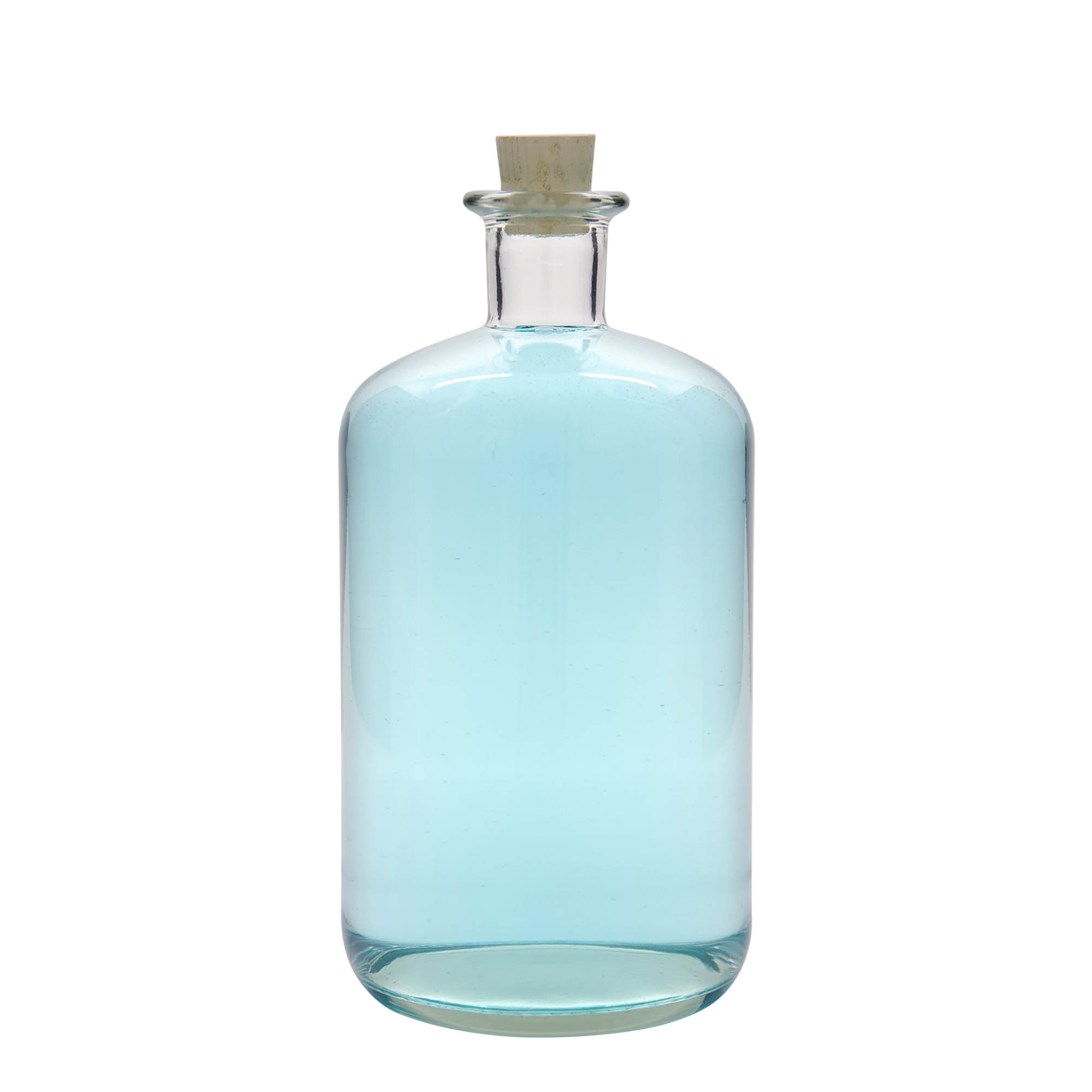 1,500 ml apteegipudel klaasist, suuava: kork 1,500 ml apteegipudel klaasist, suuava: kork