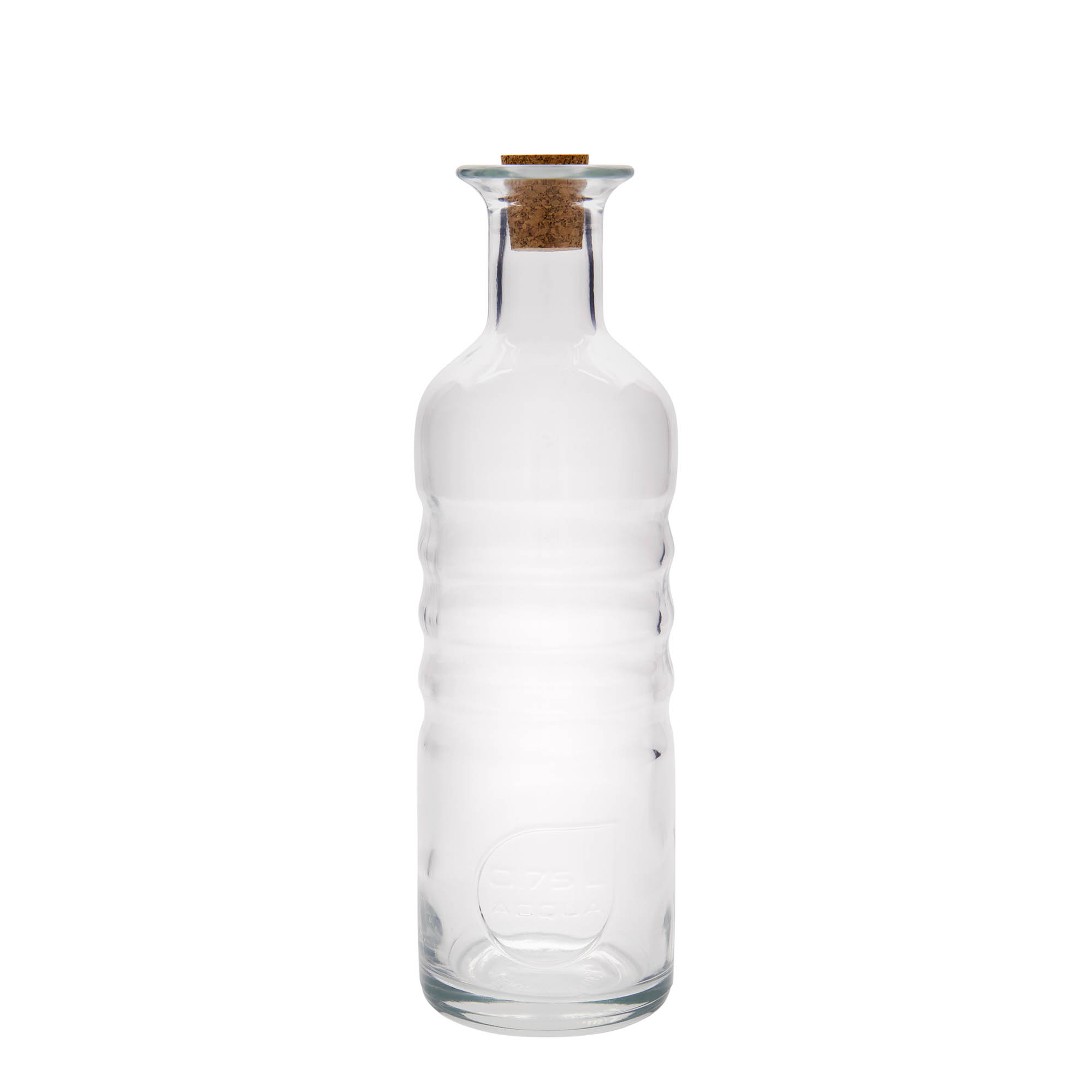 750 ml klaaspudel 'Optima Acqua', avaus: kork