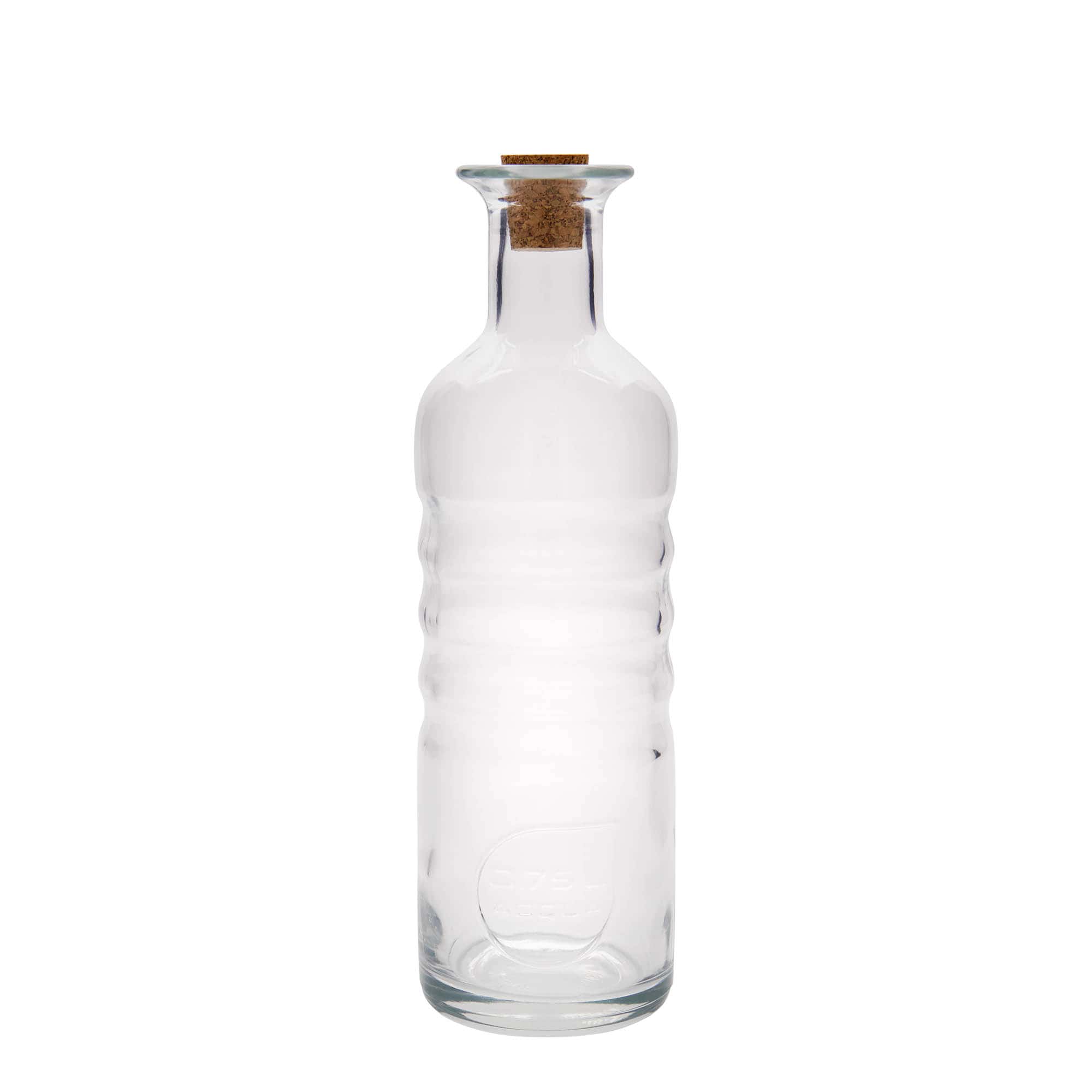 750 ml klaaspudel „Optima Acqua“, avale: kork