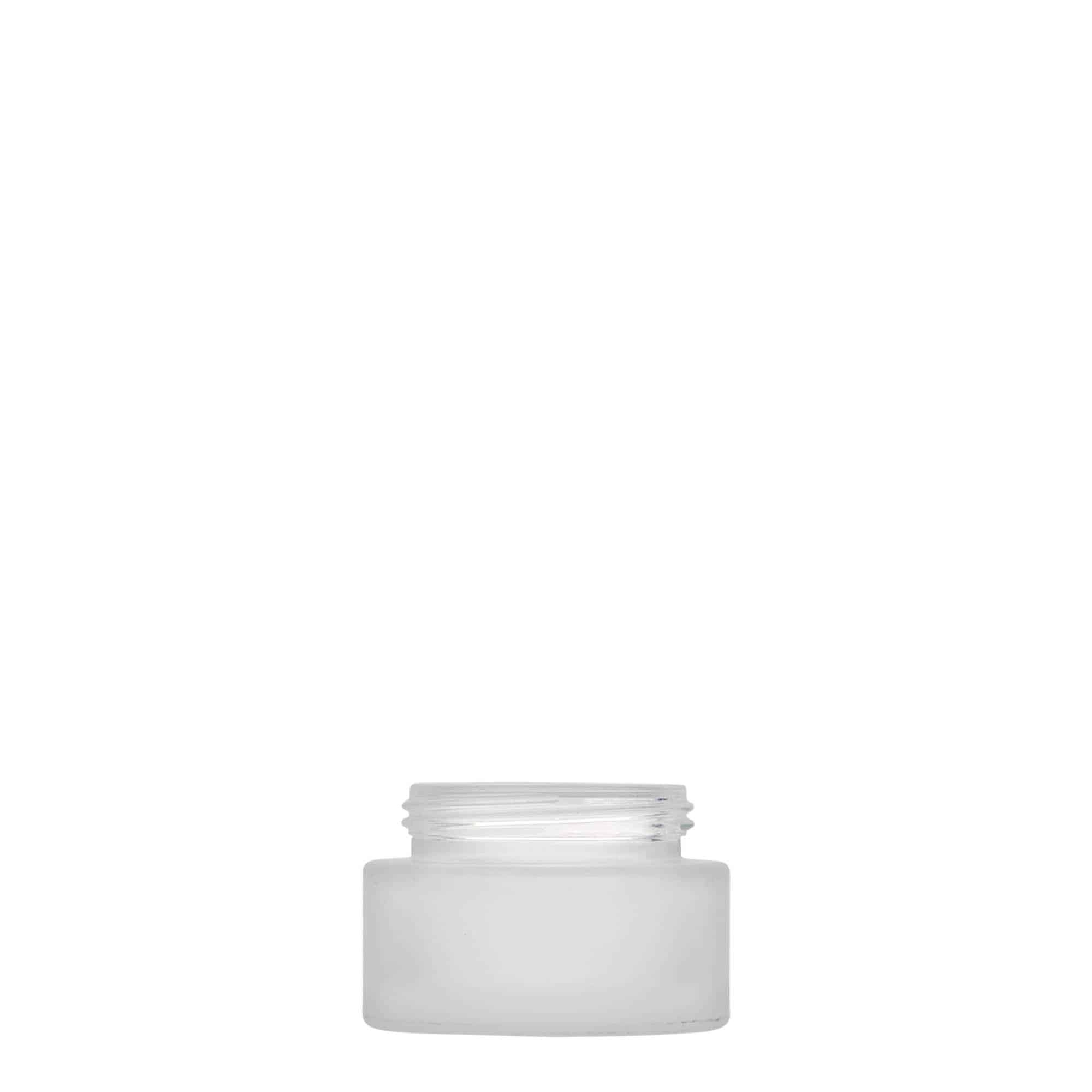 15 ml kosmeetikapurk 'Platin Edition', klaas, matt, sulgur: keeratav kaas