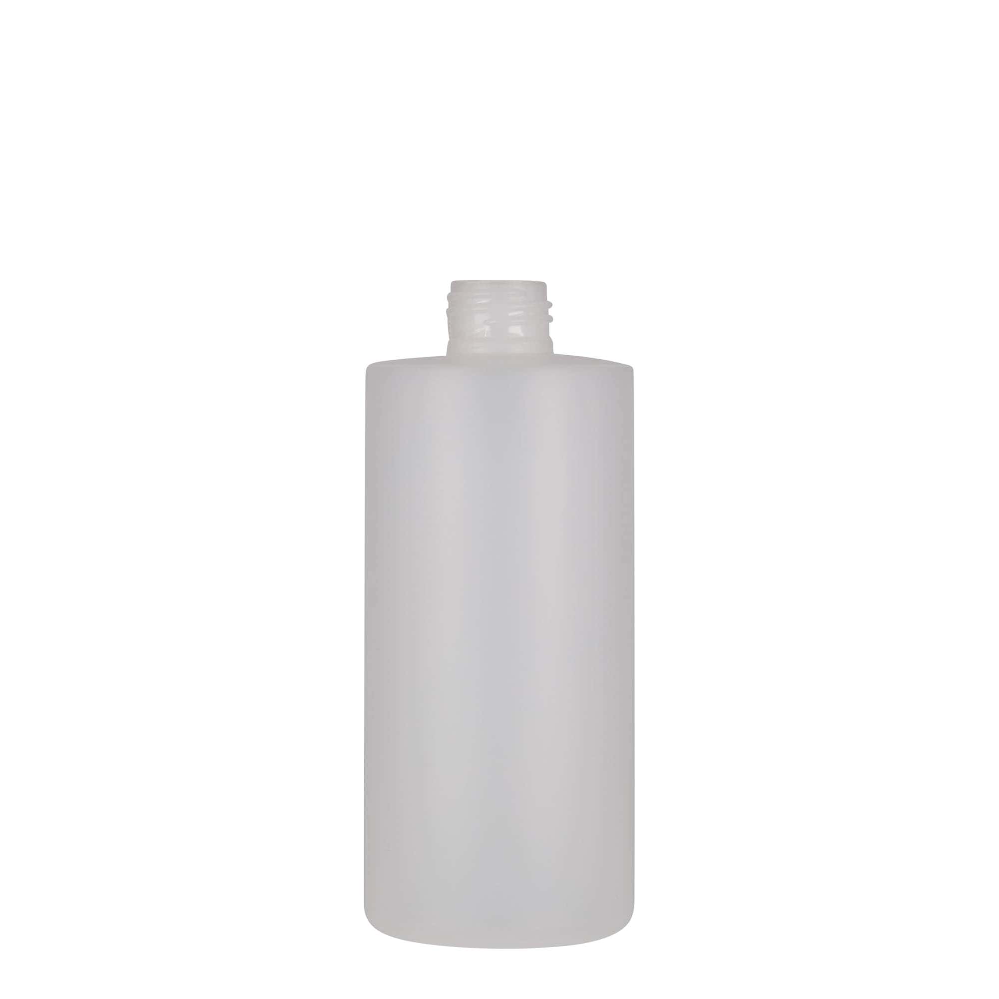 300 ml plastpudel 'Pipe', HDPE, valge, suu: 24/410 300 ml plastpudel 'Pipe', HDPE, valge, suu: 24/410