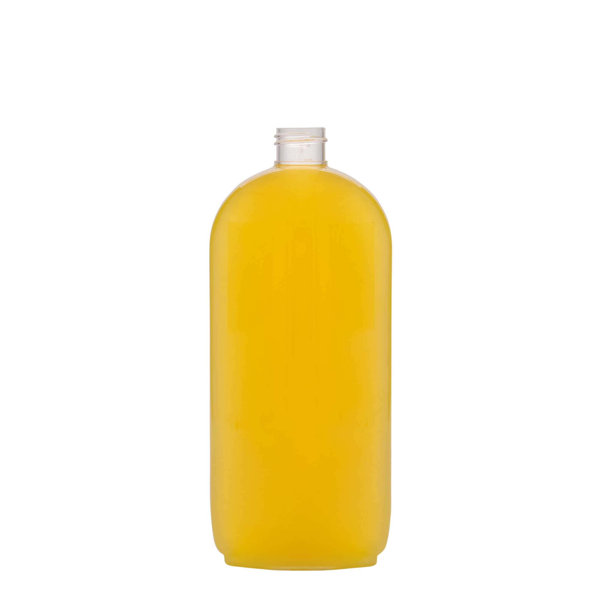 500 ml PET-pudel 'Iris', ovaalne, plast, sulgur: GPI 24/410