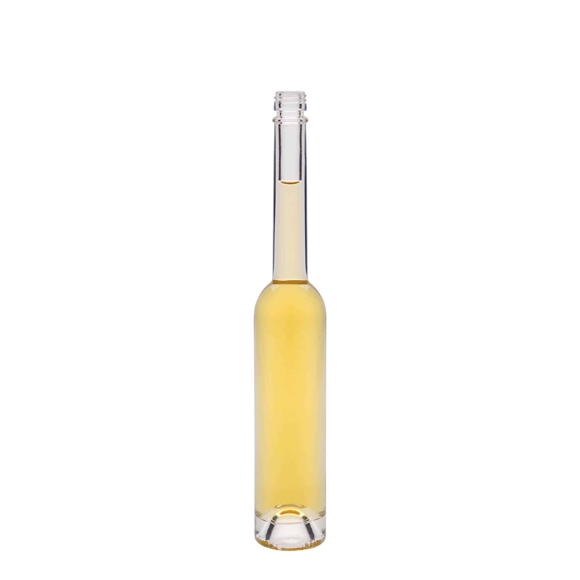 100 ml klaaspudel 'Platina', sulgur: PP 18