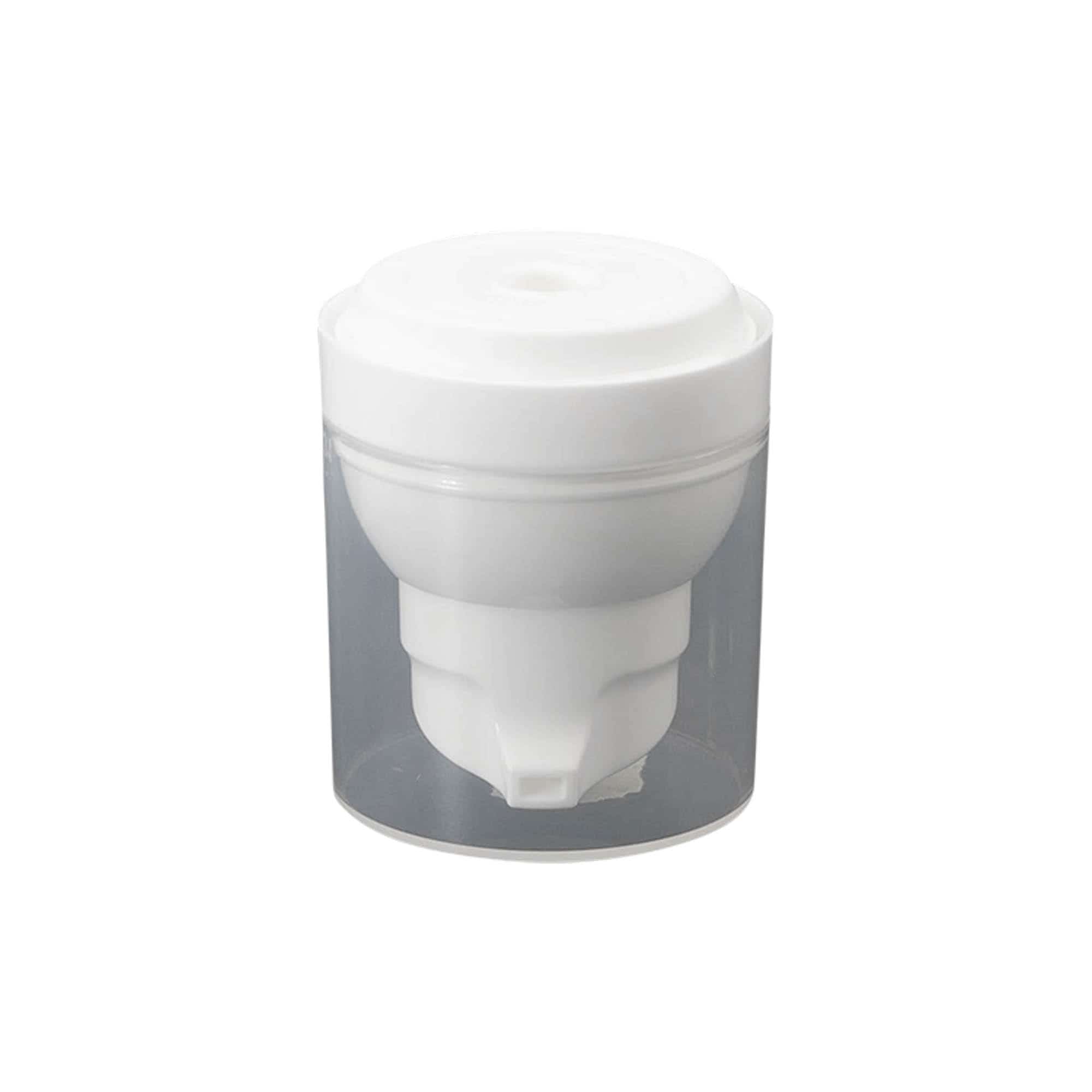 Airless dosaatori pumbapea 'Mezzo', PP-plast, valge
