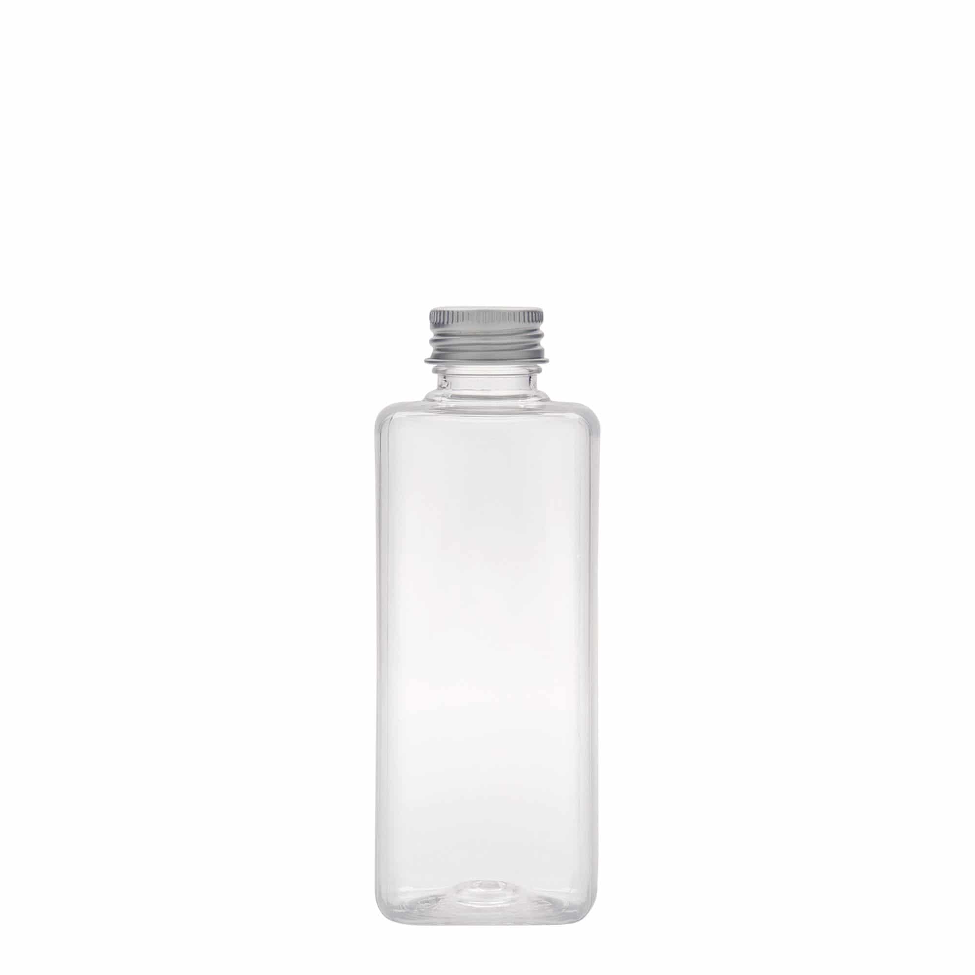 200 ml PET-pudel 'Karl', ruudukujuline, plast, sulgur:  24/410
