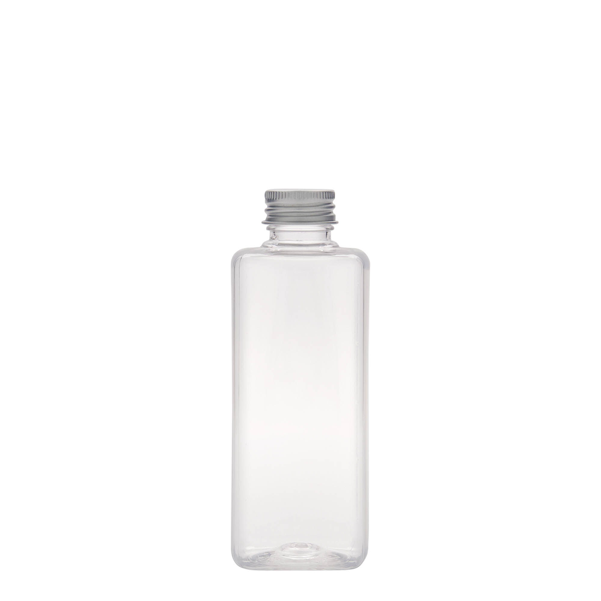 200 ml PET-pudel 'Karl', ruudukujuline, plastik, ava: 24/410