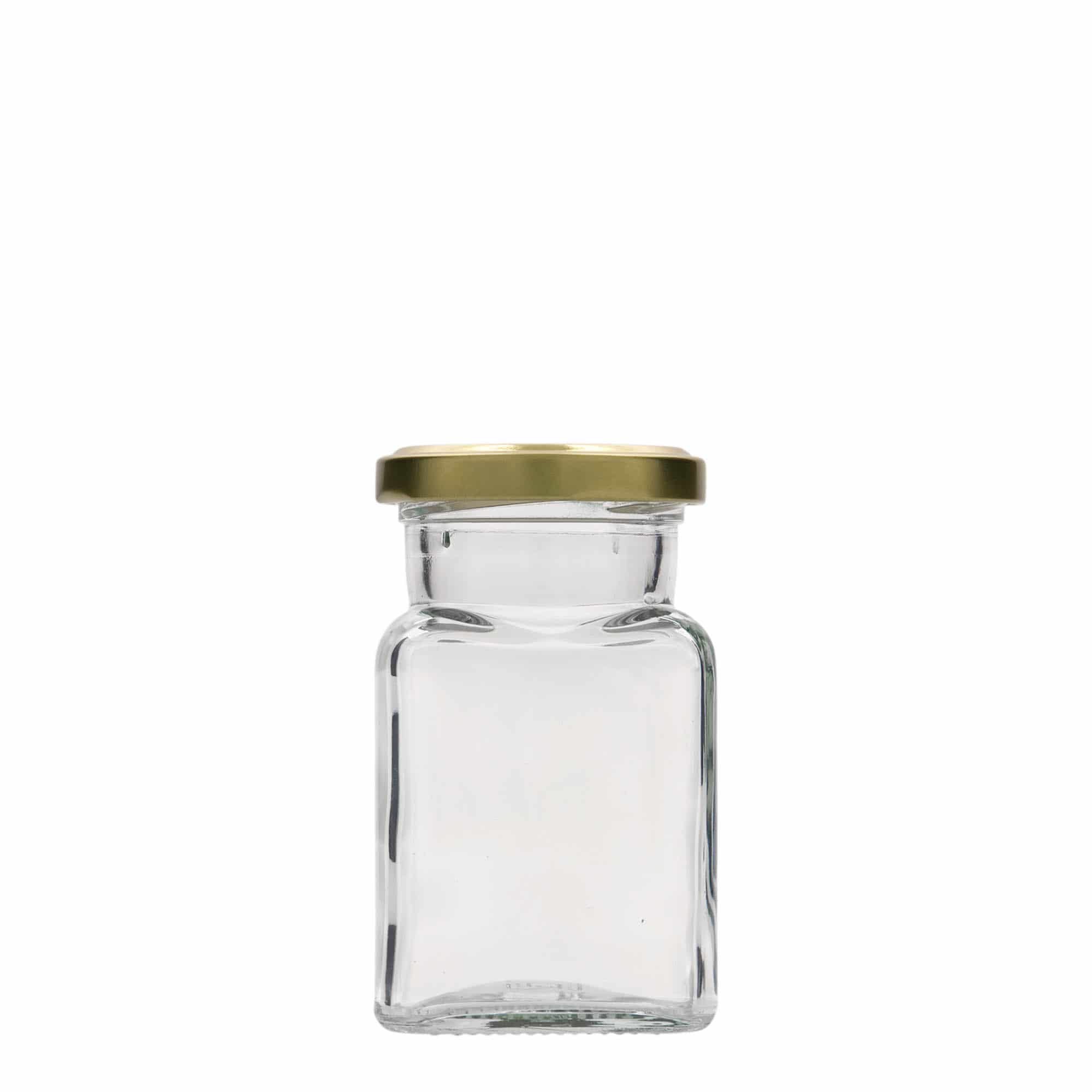 150 ml neljakandiline purk, sulgur: twist-off (TO 53)