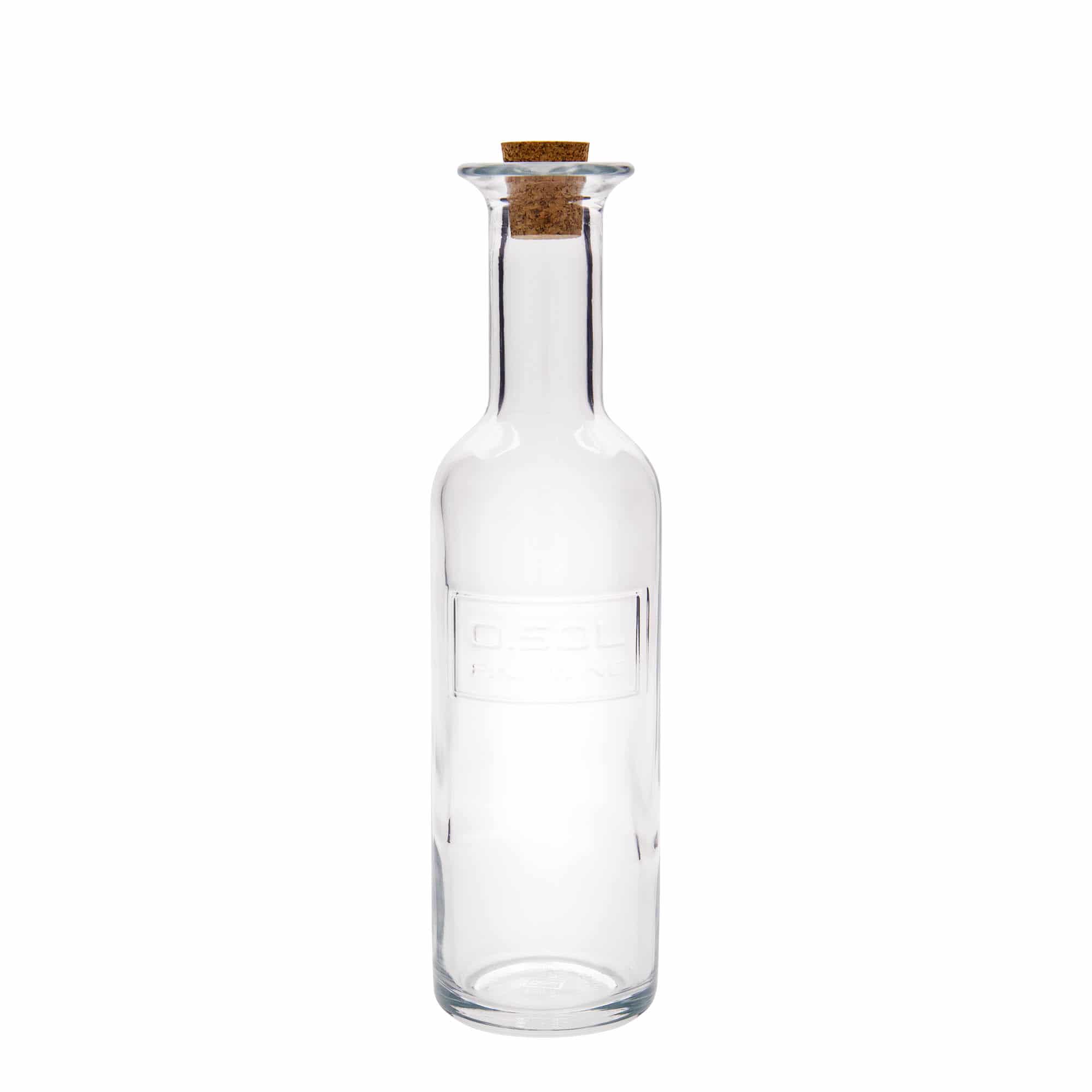 500 ml klaaspudel 'Optima Fine Wine', sulgur: kork