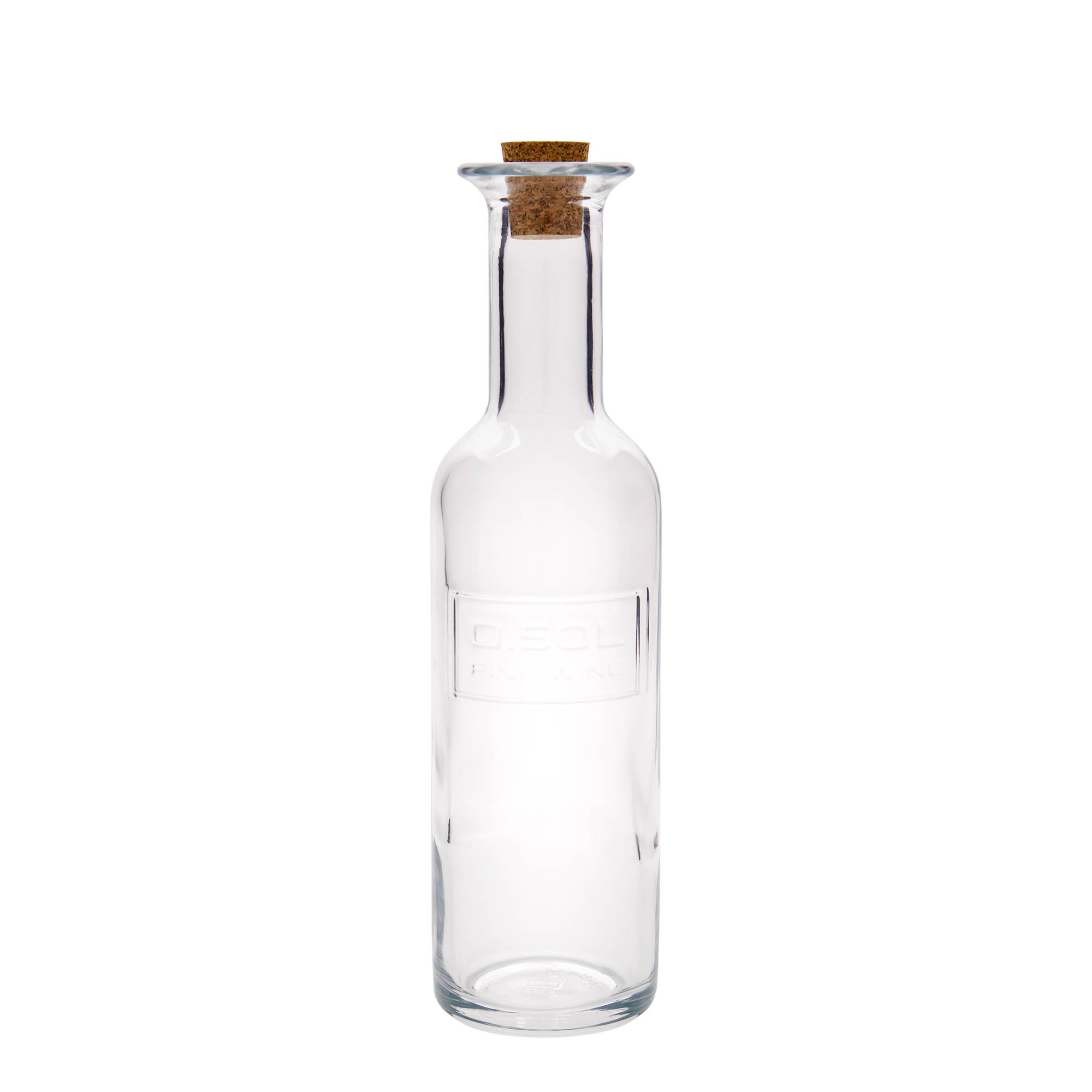 500 ml klaaspudel 'Optima Fine Wine', suu: kork 500 ml klaaspudel 'Optima Fine Wine', suu: kork