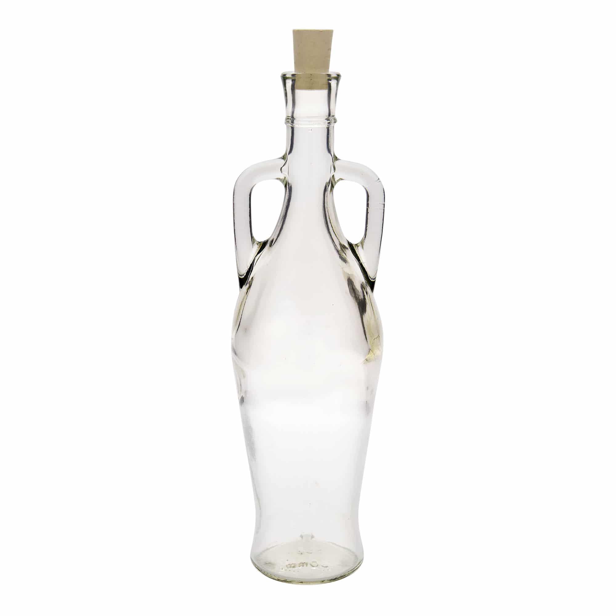 750 ml klaaspudel „Amphore“, avale: kork