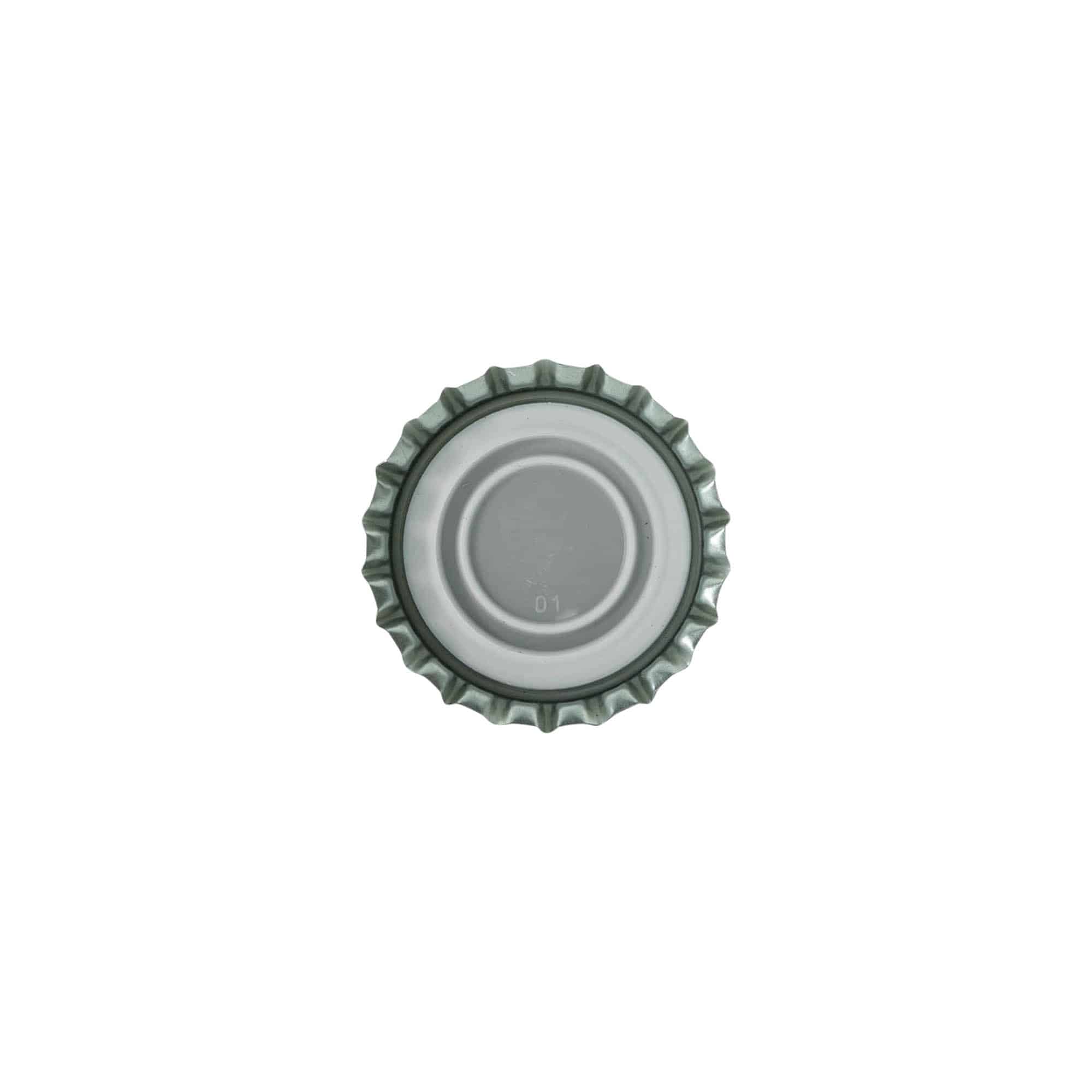 Kroonkork 29 mm, metall, must
