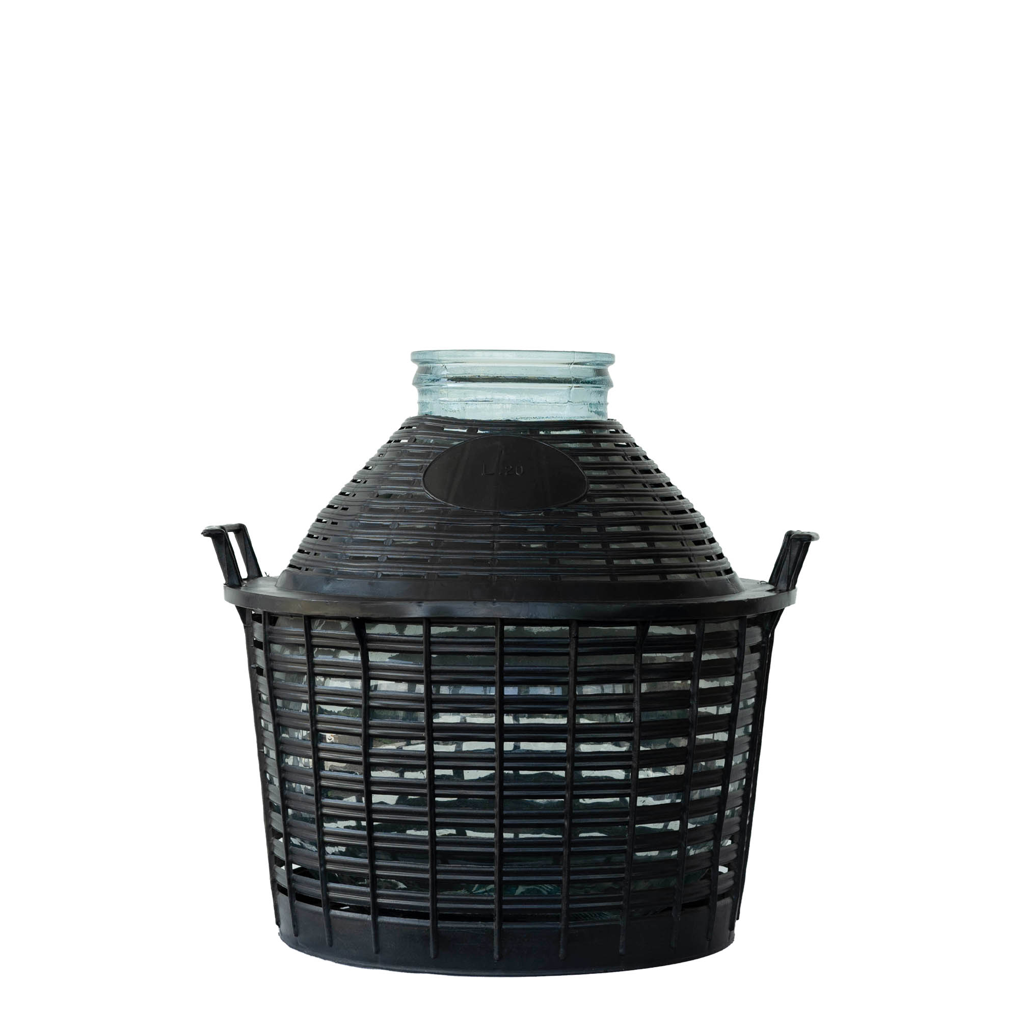 20 l pallklaas, lai kael, klaas, suuosa: keeratav kork 20 l pallklaas, lai kael, klaas, suuosa: keeratav kork