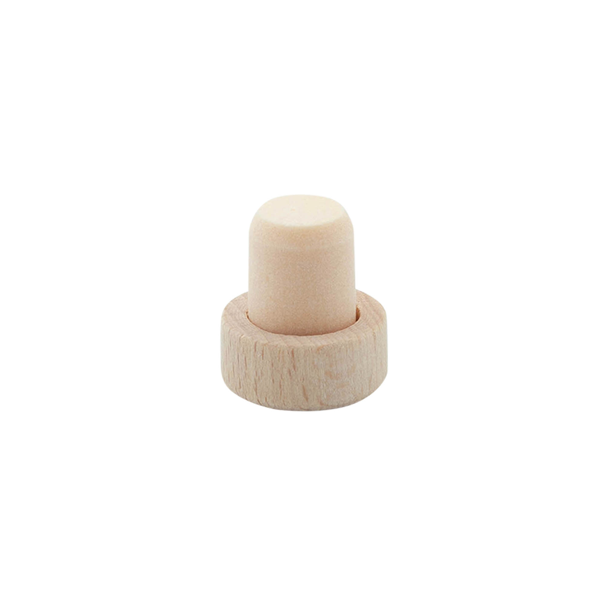 Käepideme kork 14 mm, puit/plastik, jaoks avale: kork