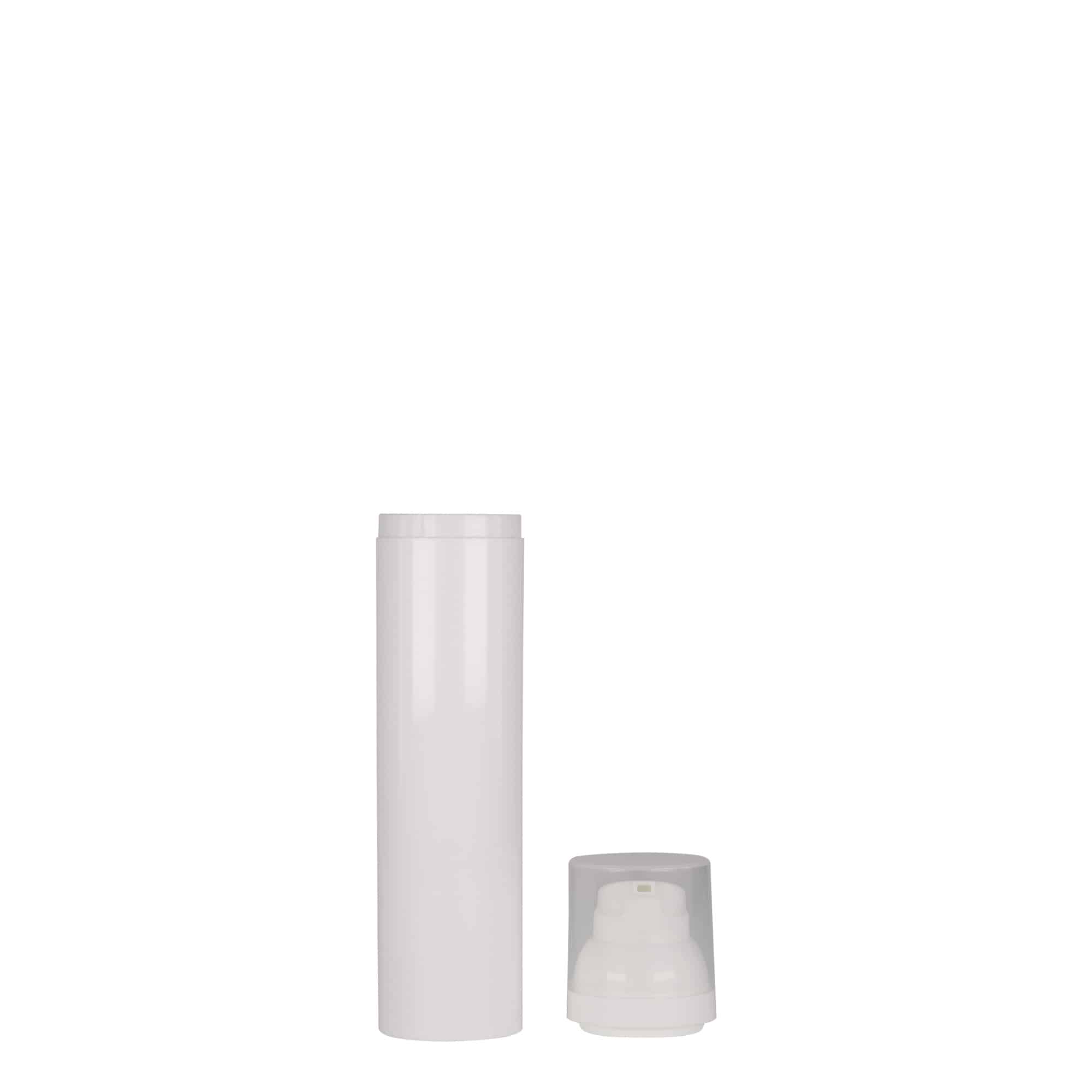 100 ml õhuvaba dosaator 'Mezzo', PP-plast, valge