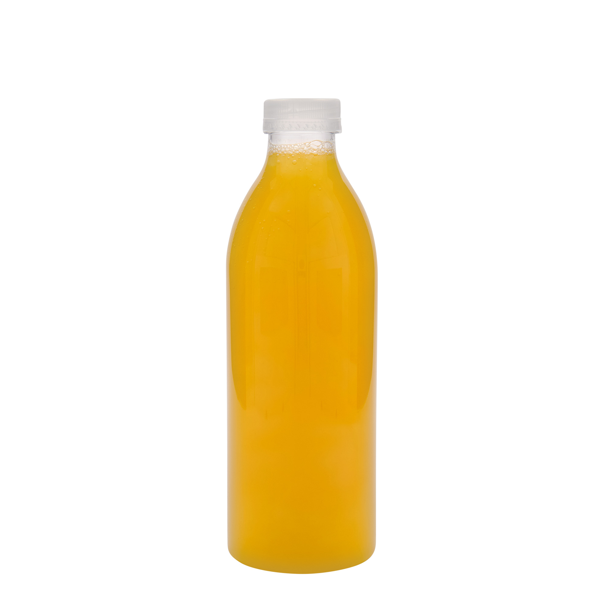 1.000 ml PET-pudel standard, plastik, kael: 38 mm 1.000 ml PET-pudel standard, plastik, kael: 38 mm