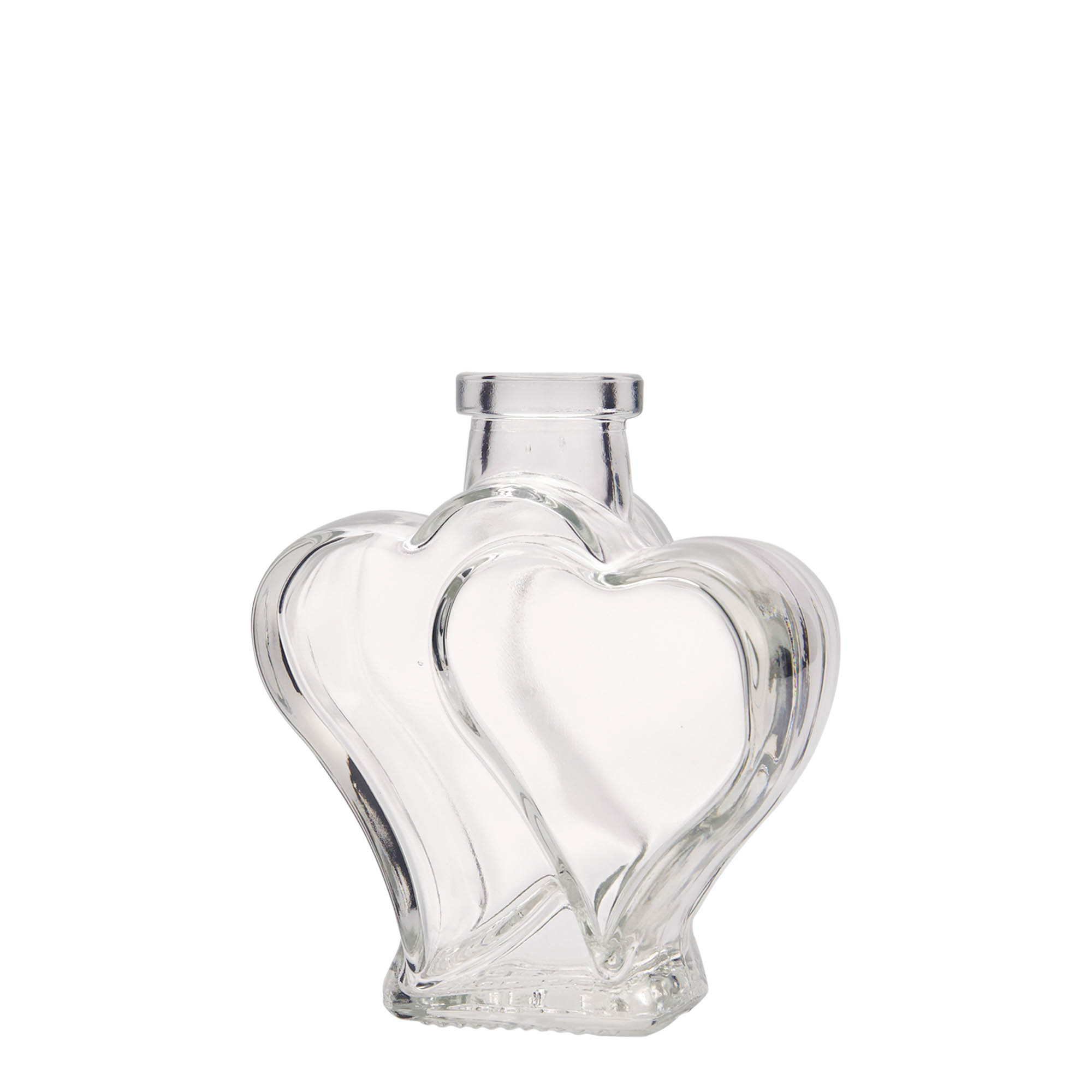 200 ml klaaspudel 'Kaks südant', sulgur: kork
