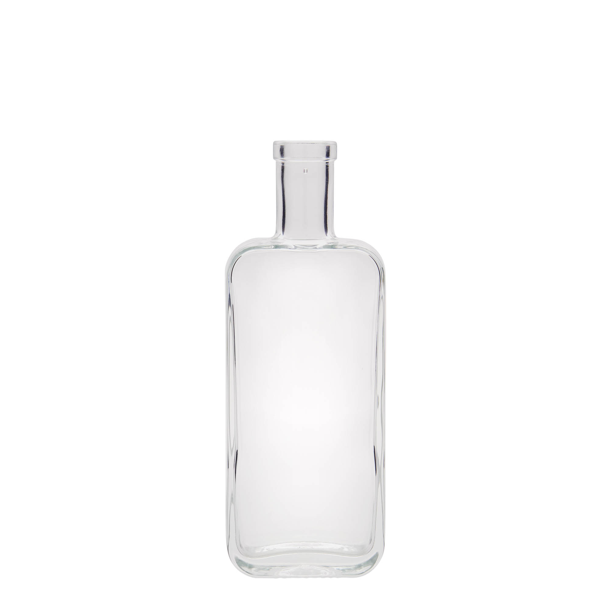 200 ml klaaspudel 'Nice', ristkülikukujuline, sulgur: kork